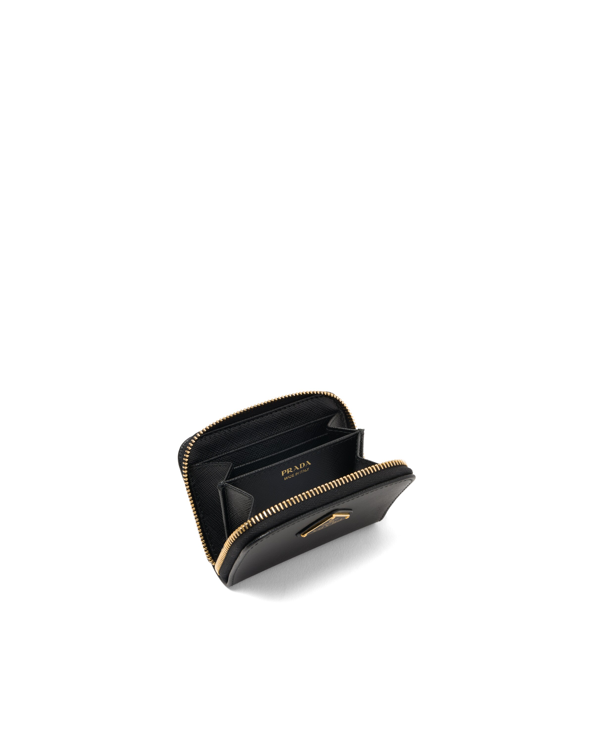Black Wallet with shoulder strap Prada