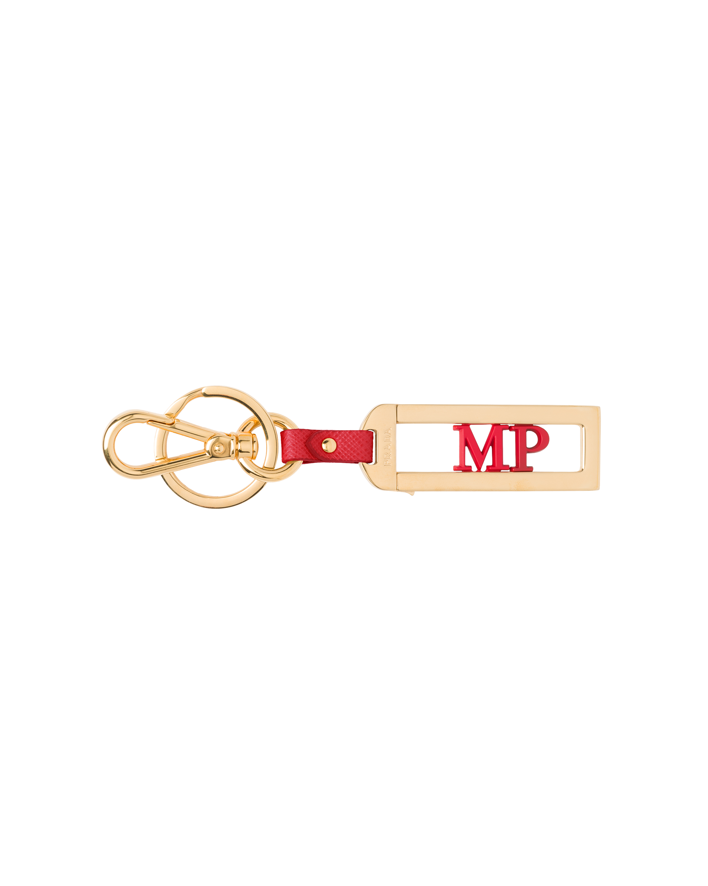 prada keychain letter