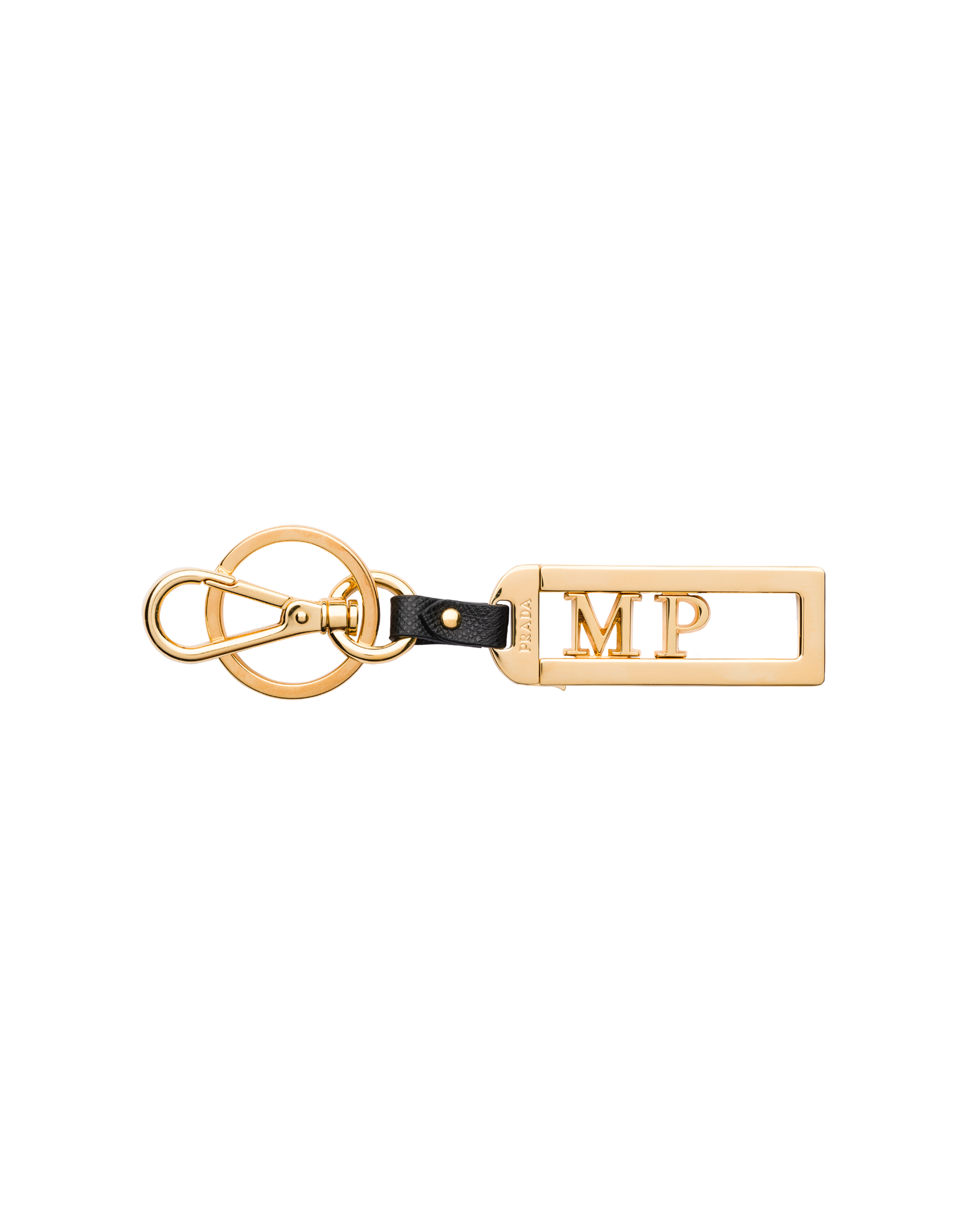 Prada letter keychain clearance