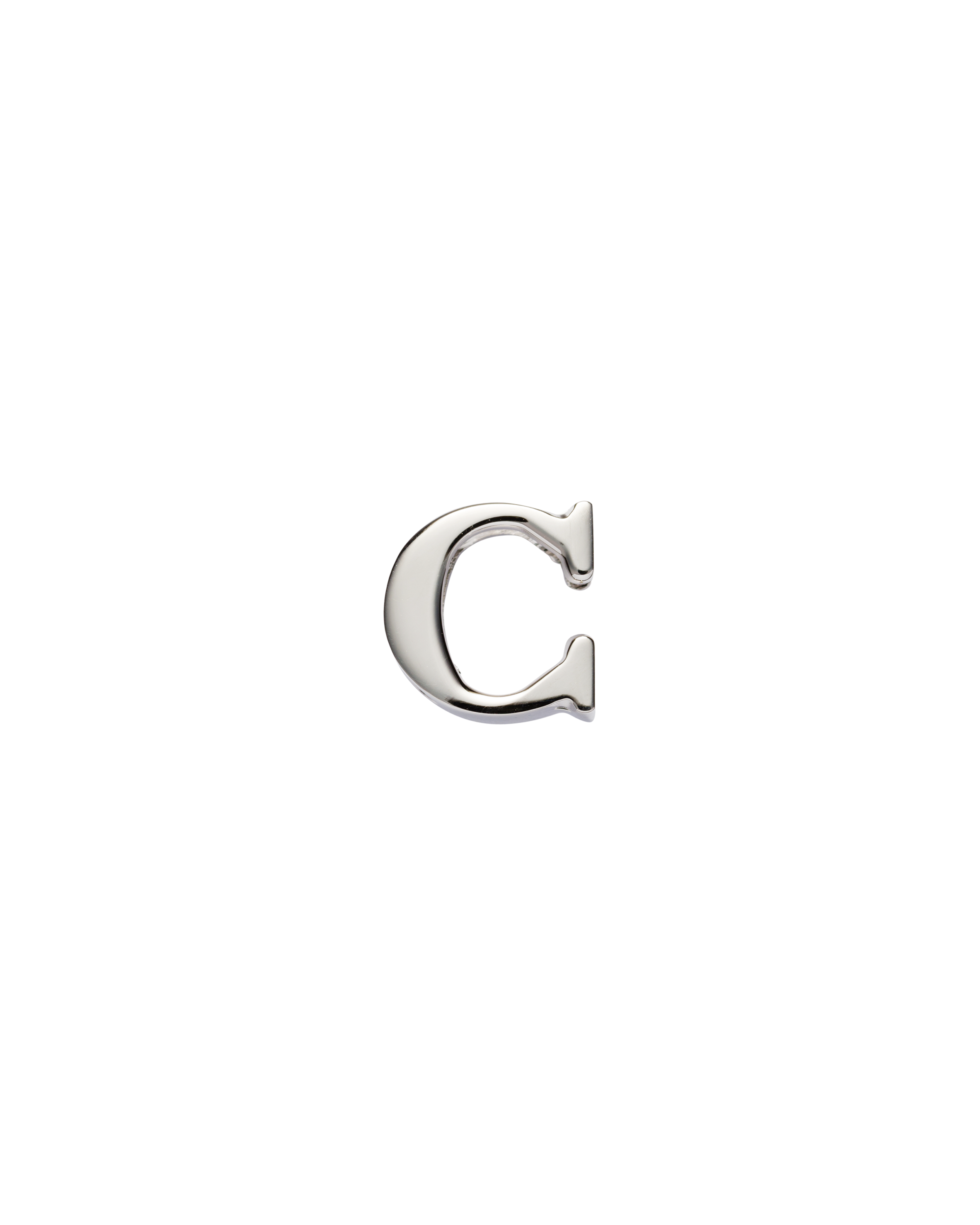 シルバー マイ キャラクター スライド式 メタル文字 Prada