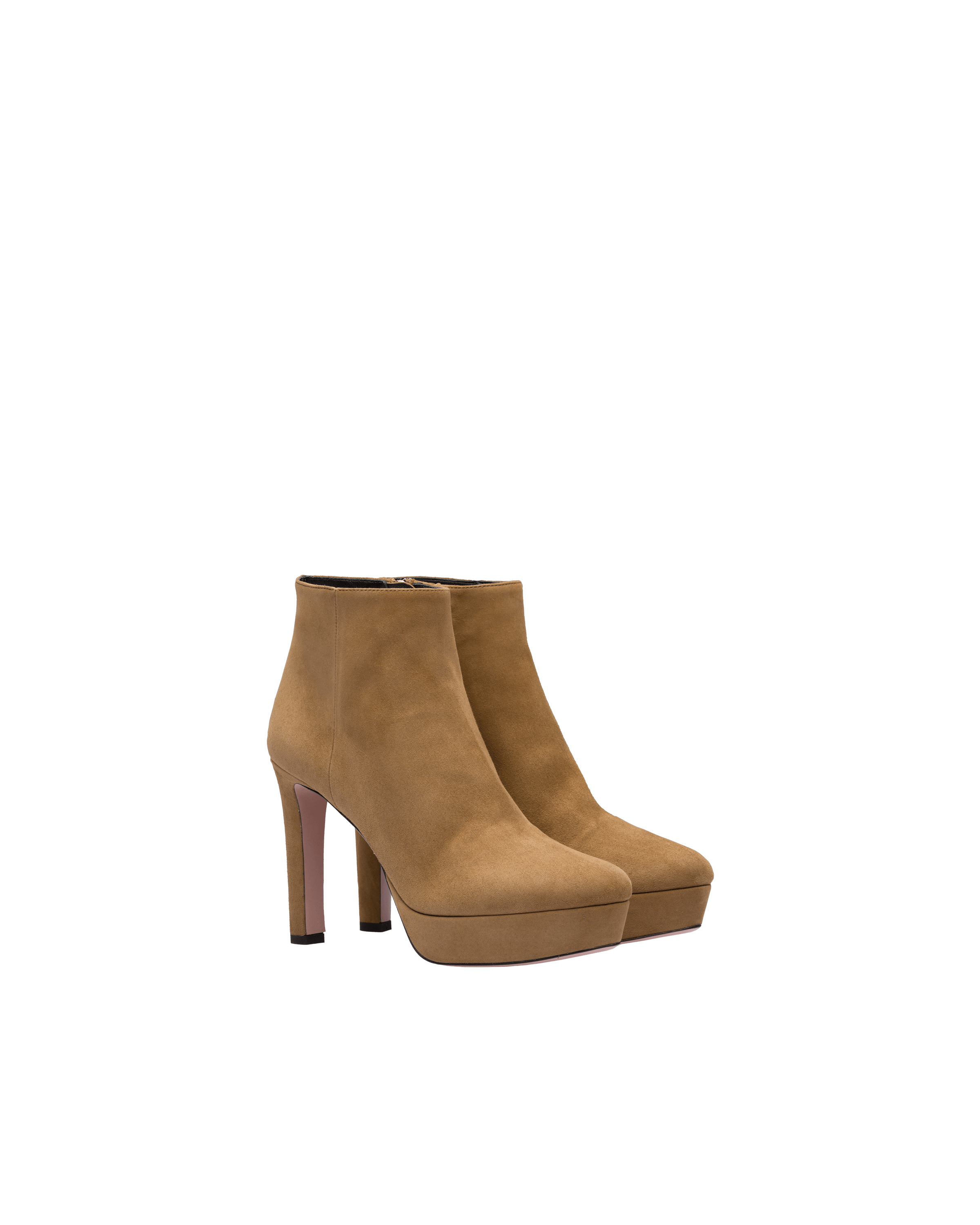 prada suede booties