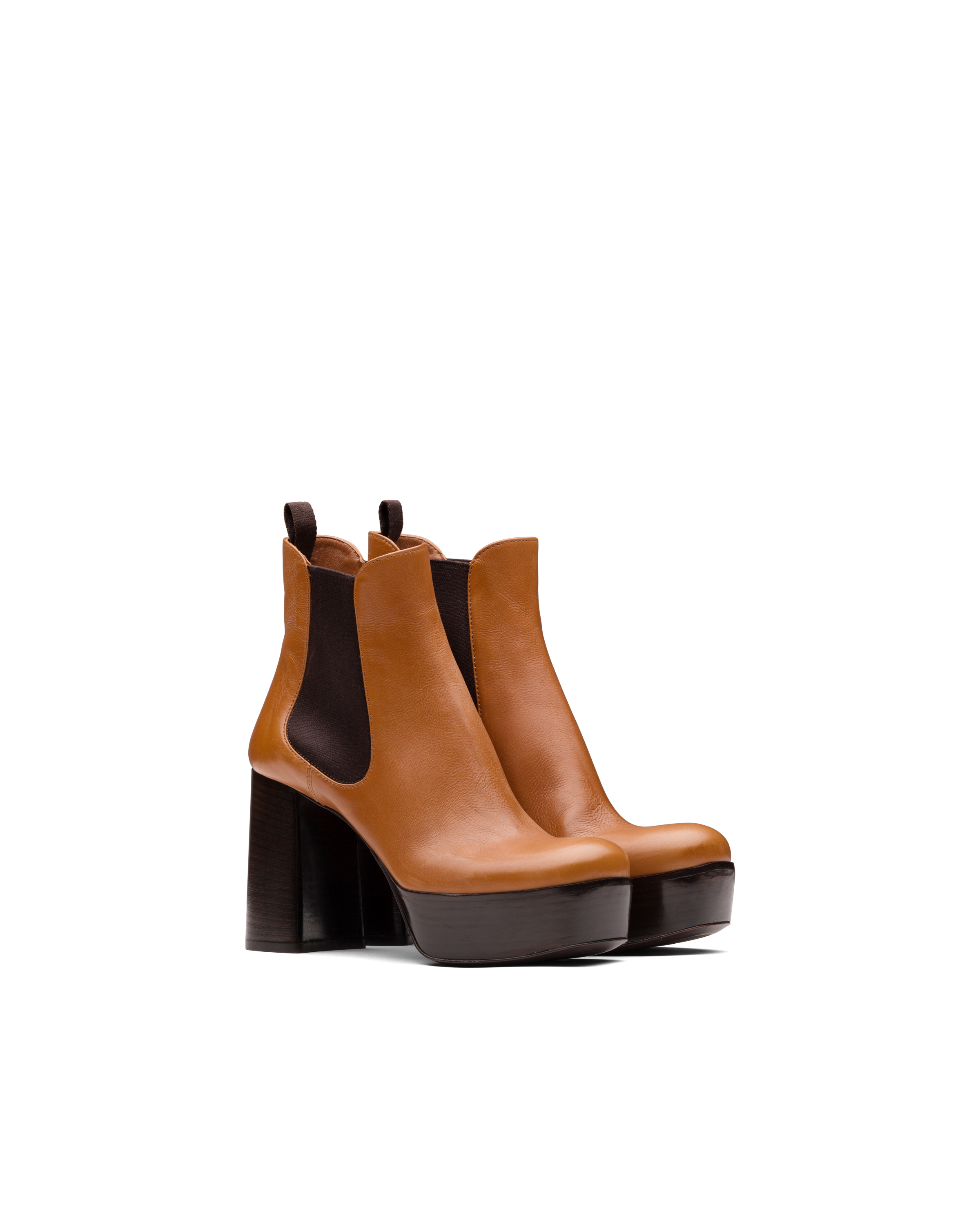 brown prada boots