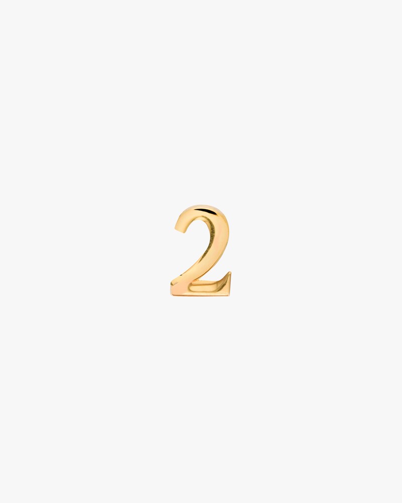 gold my character sliding metal number prada
