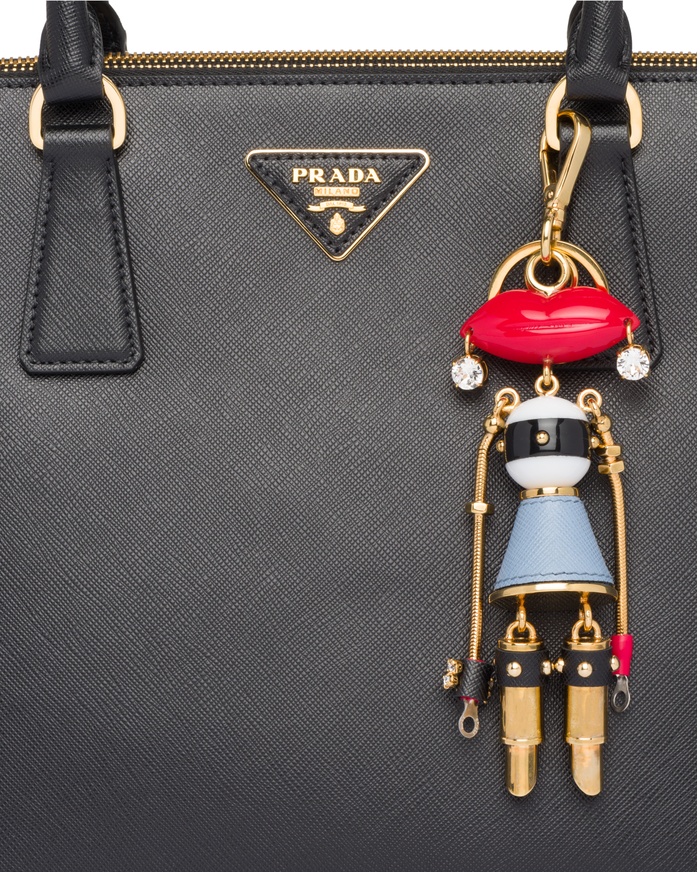 prada robot bucket bag