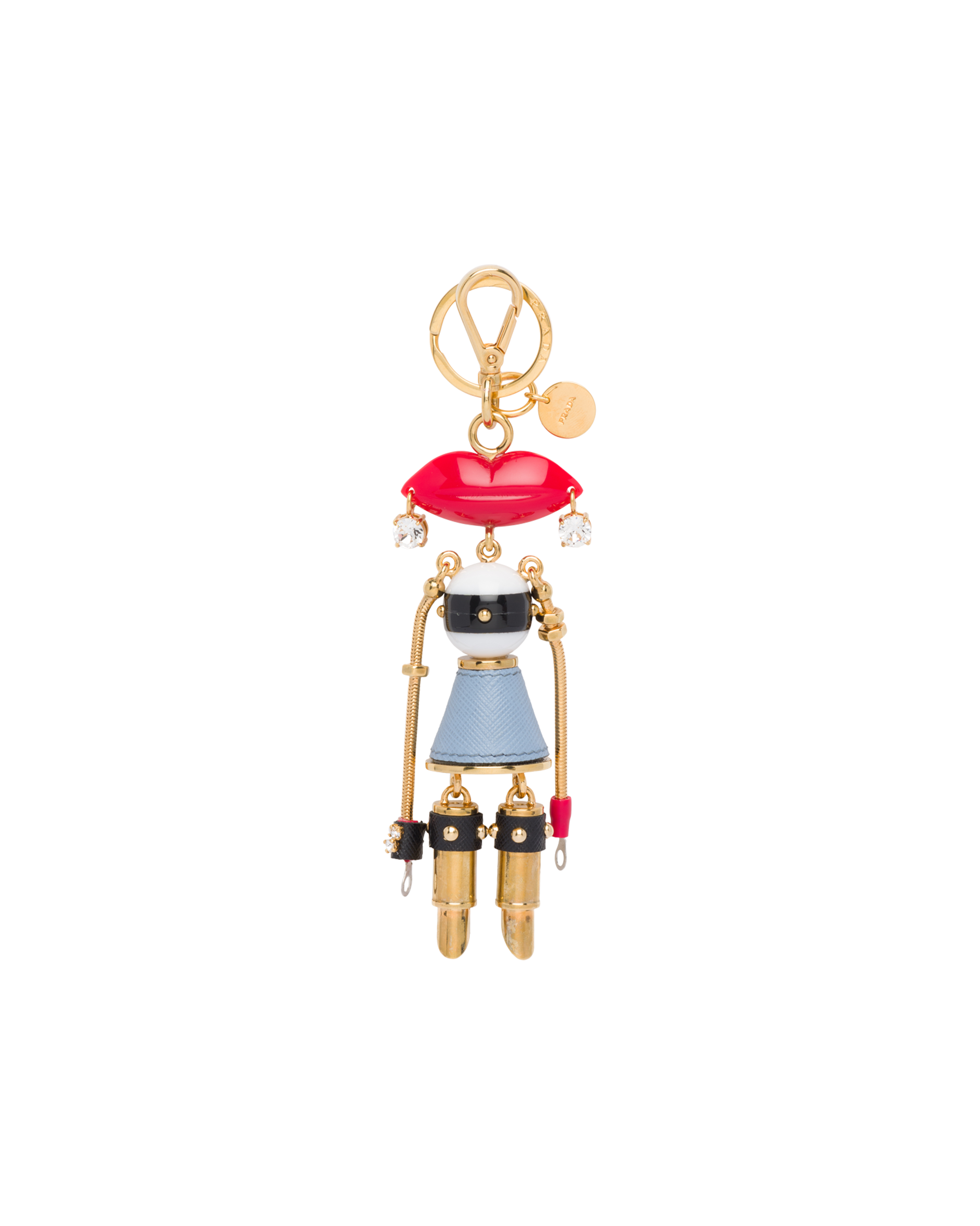 Prada cheap robot keyring