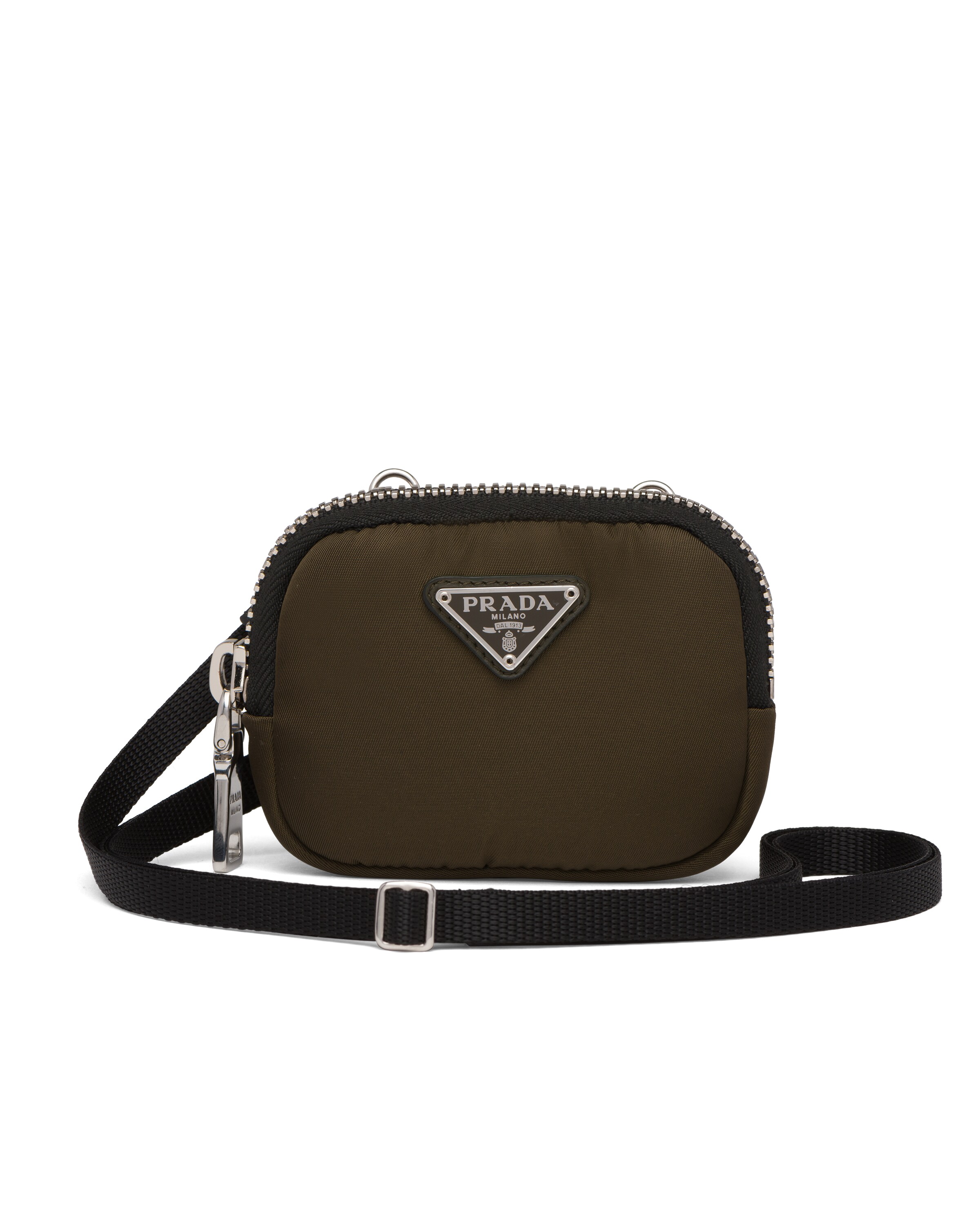 Camouflage Green Prada Nylon Cargo pouch Prada