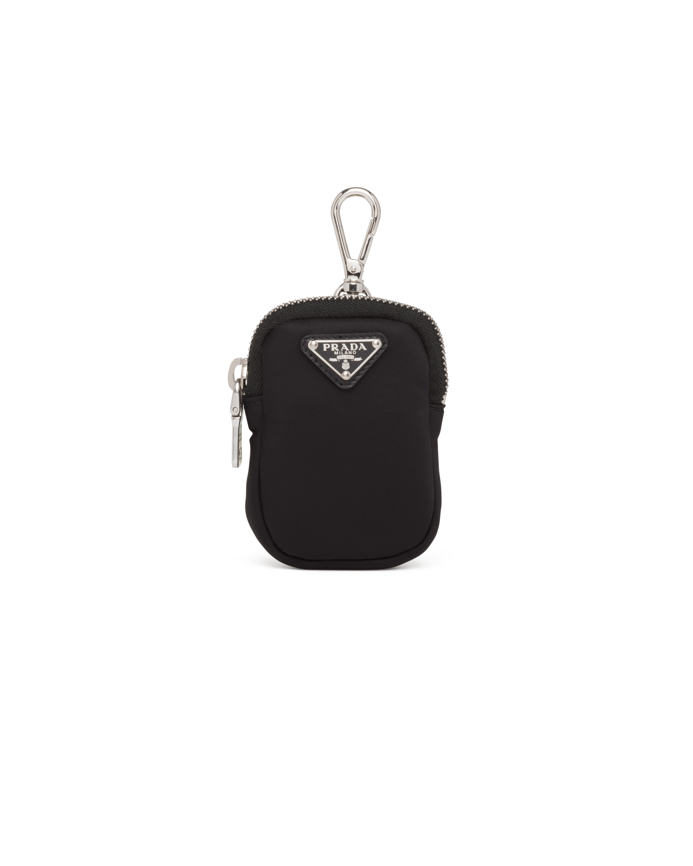 Prada Mini Pouch In Re-nylon, Donna, Nero