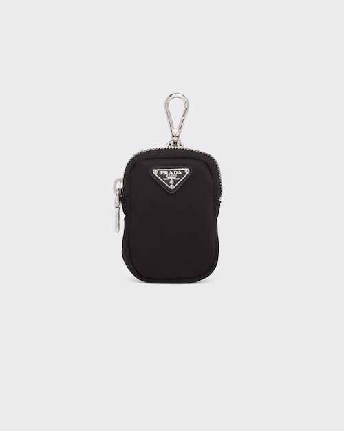 ブラック Re Nylon ミニポーチ | Prada