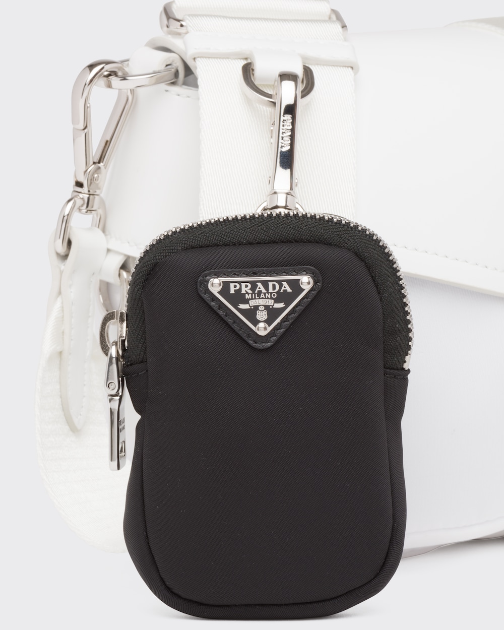 prada re nylon mini pouch