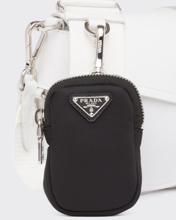 Re-Nylon mini pouch with keychain Re-Nylon mini pouch with keychain