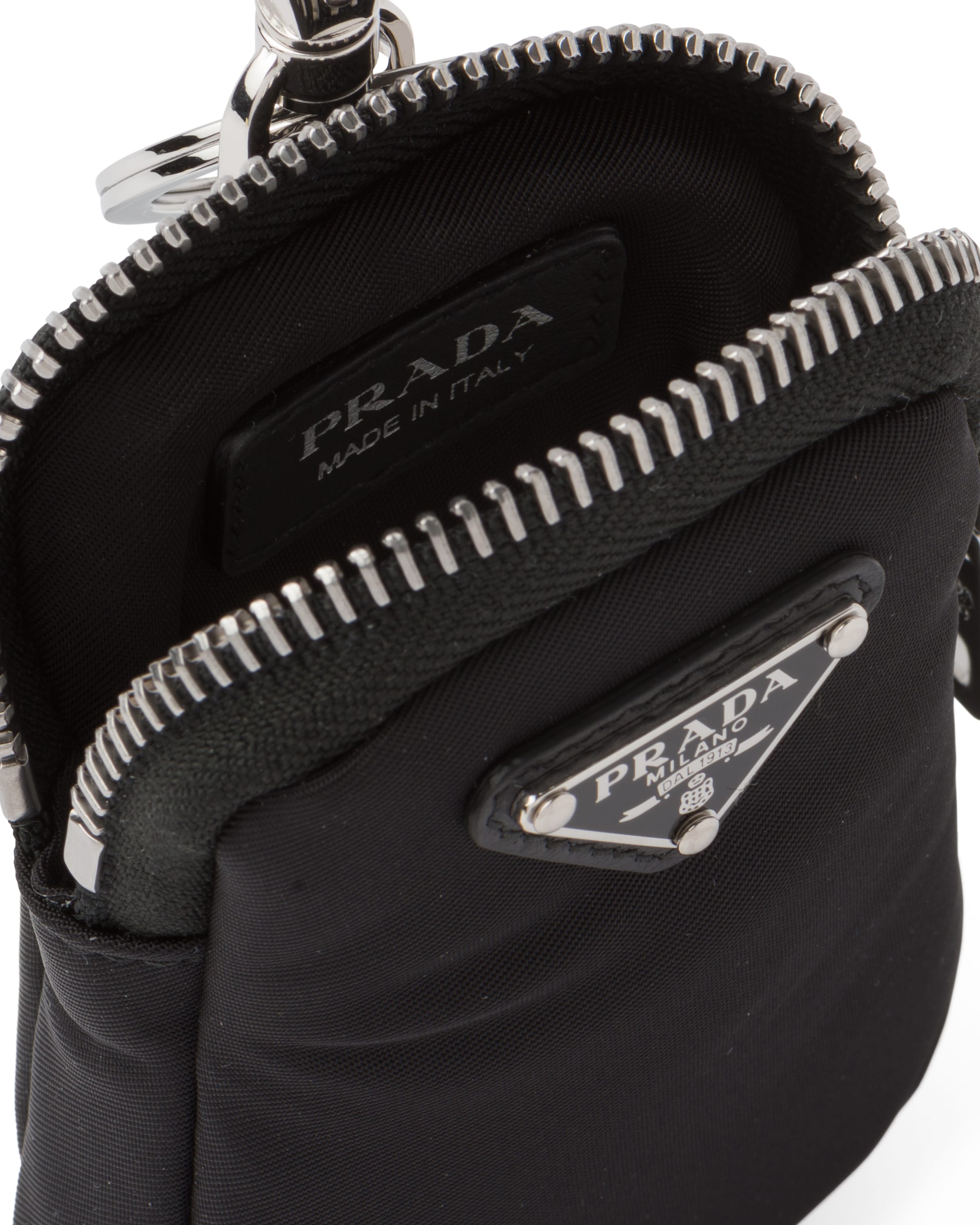 Prada Re-nylon Mini Pouch In Black