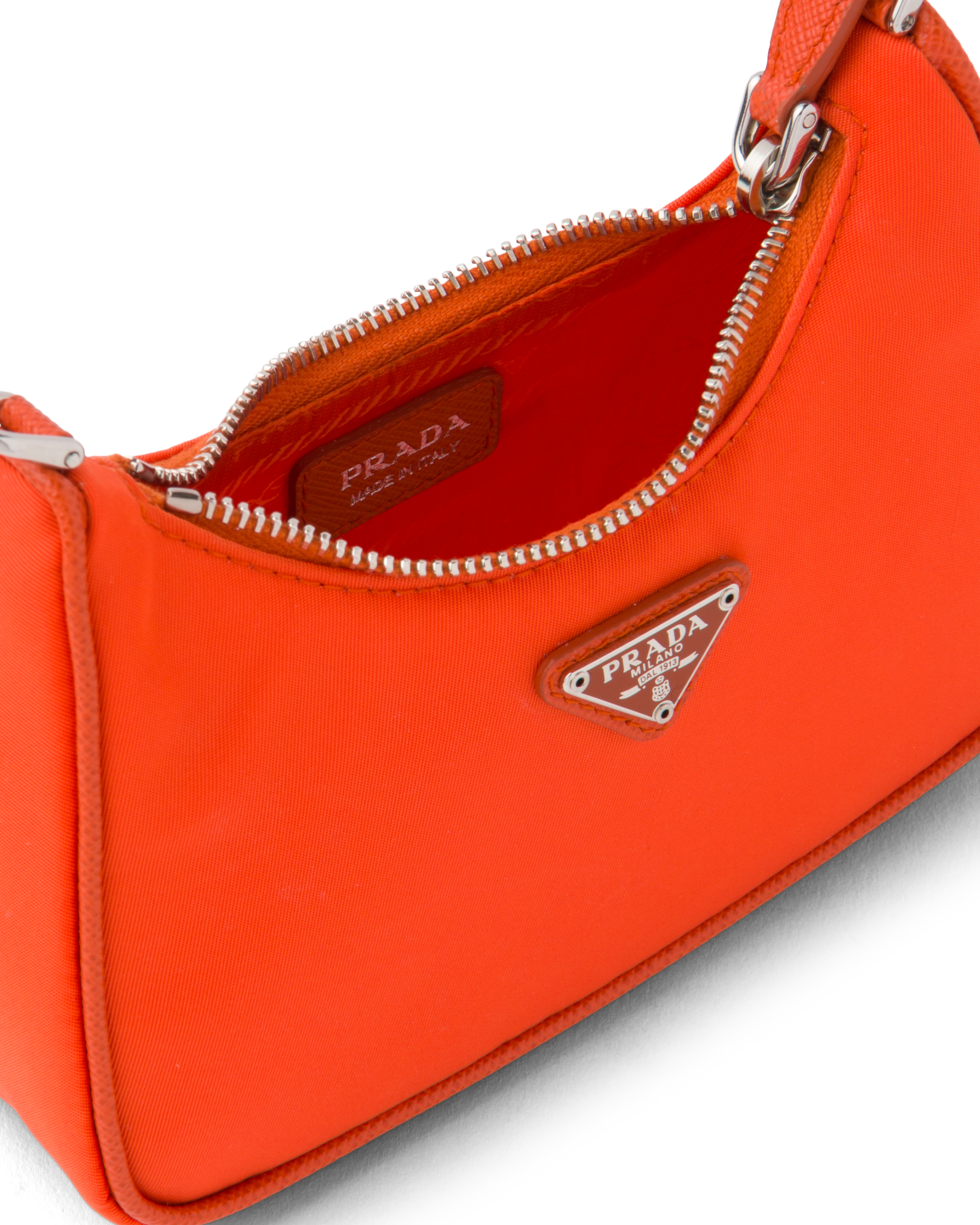 prada orange pouch