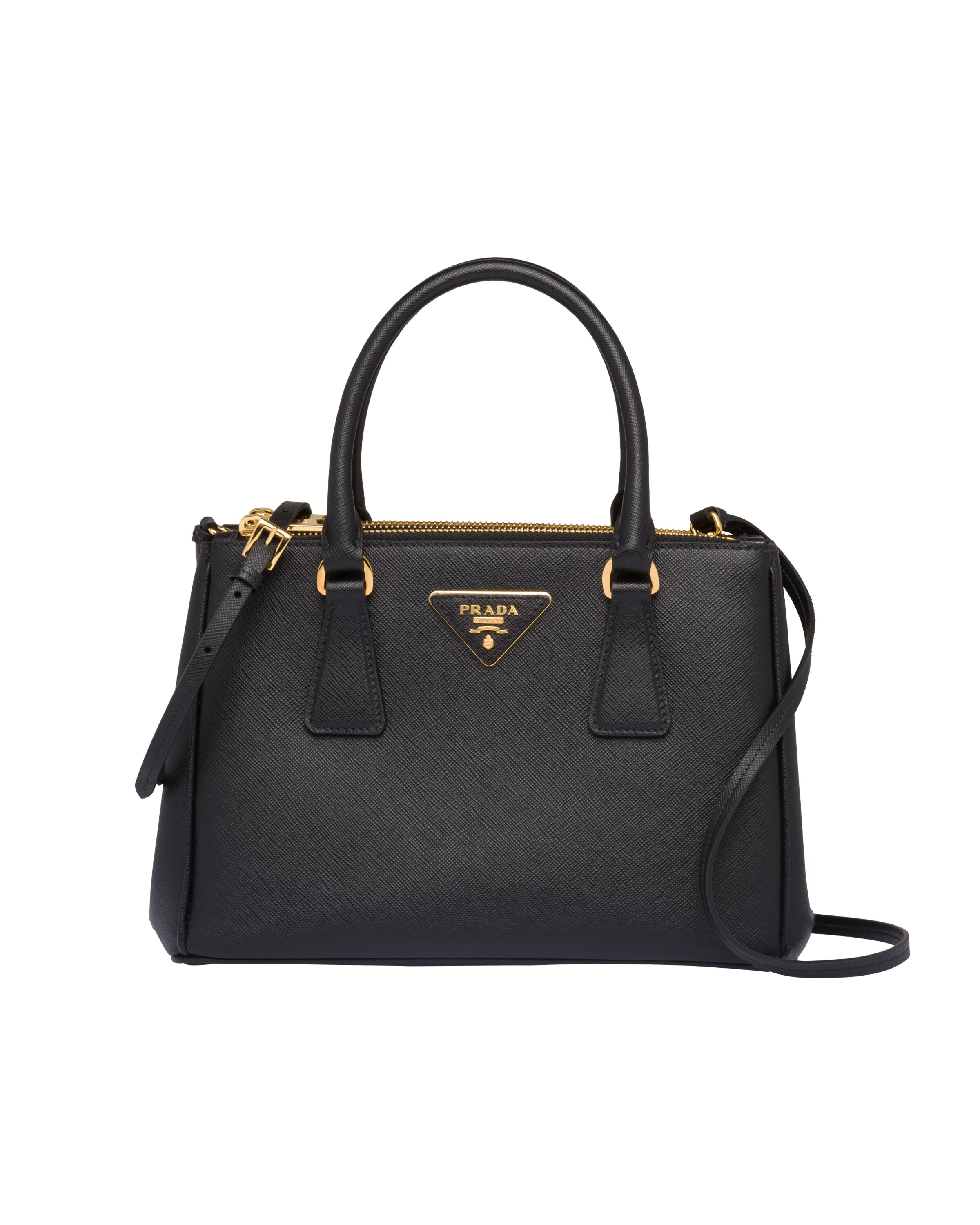 Black My Character Saffiano shoulder strap Prada