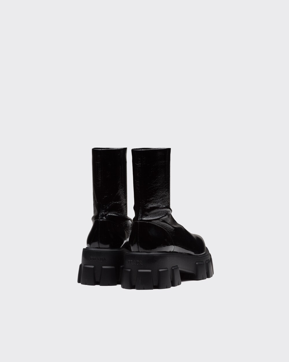 Prada track sole boots