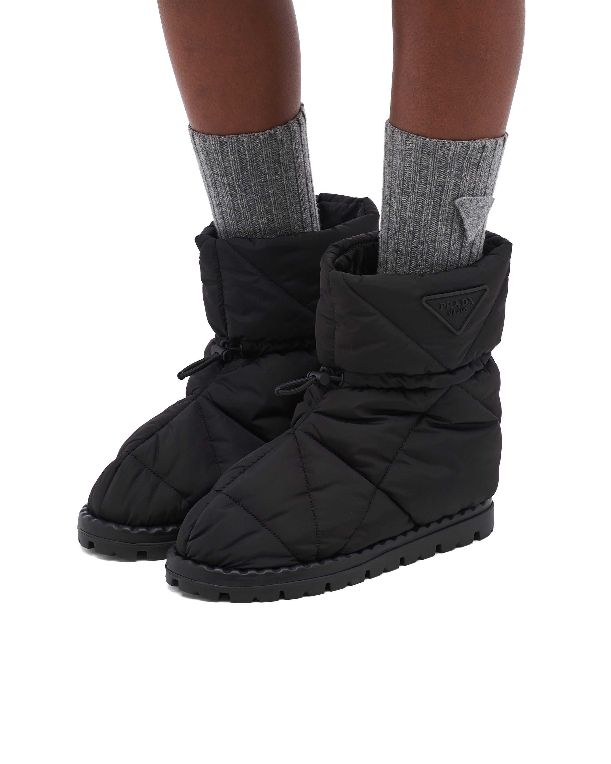 prada nylon boots