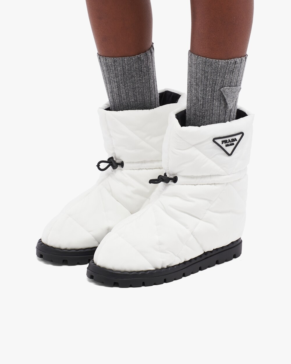 prada fur boots
