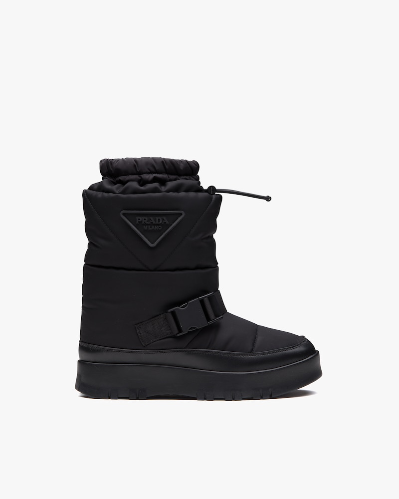prada women's boots black