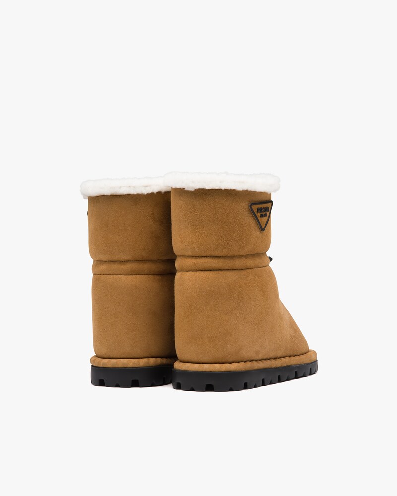 prada shearling boots
