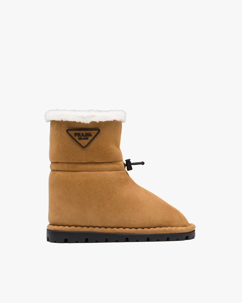 prada orange and black boots