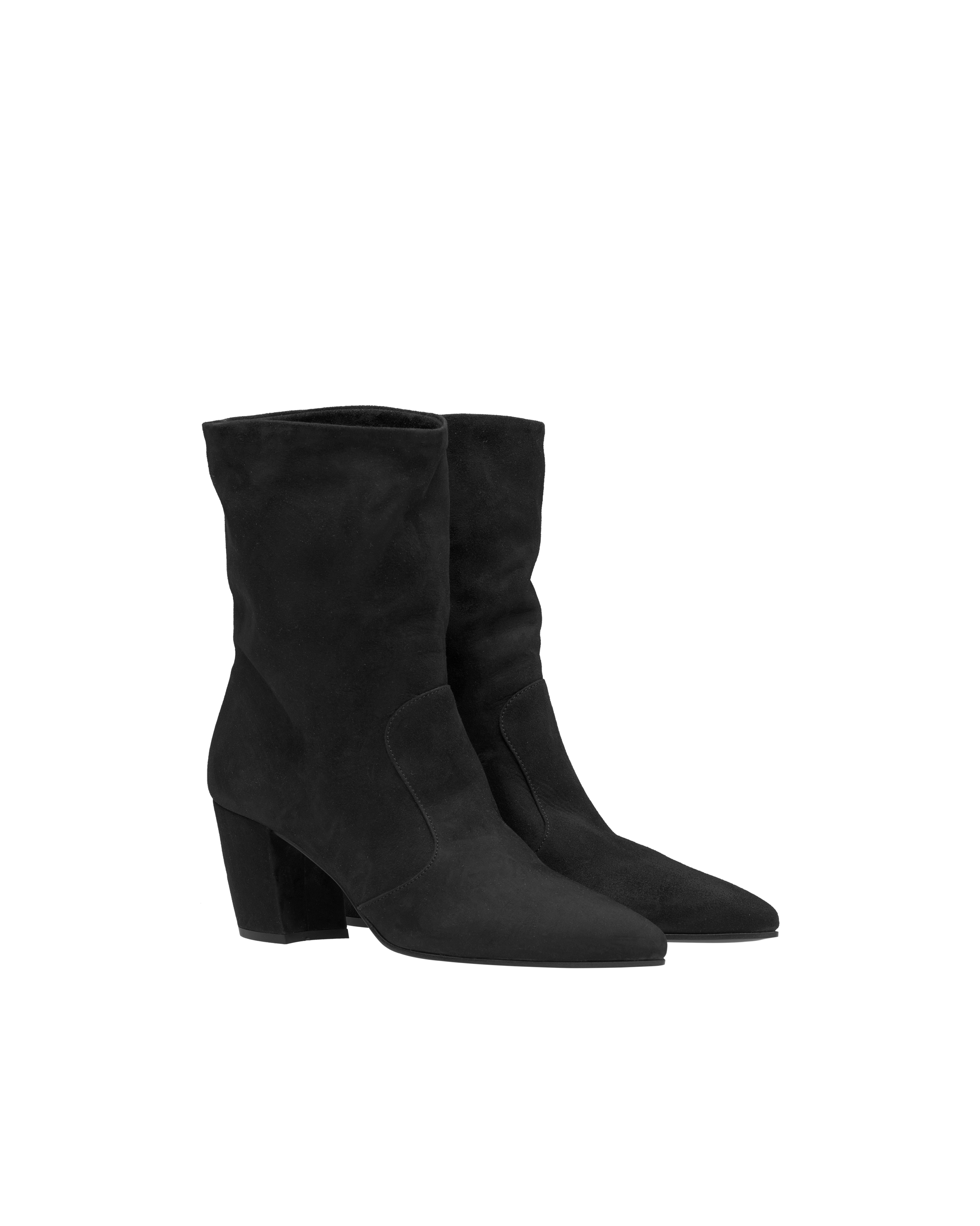 prada suede booties