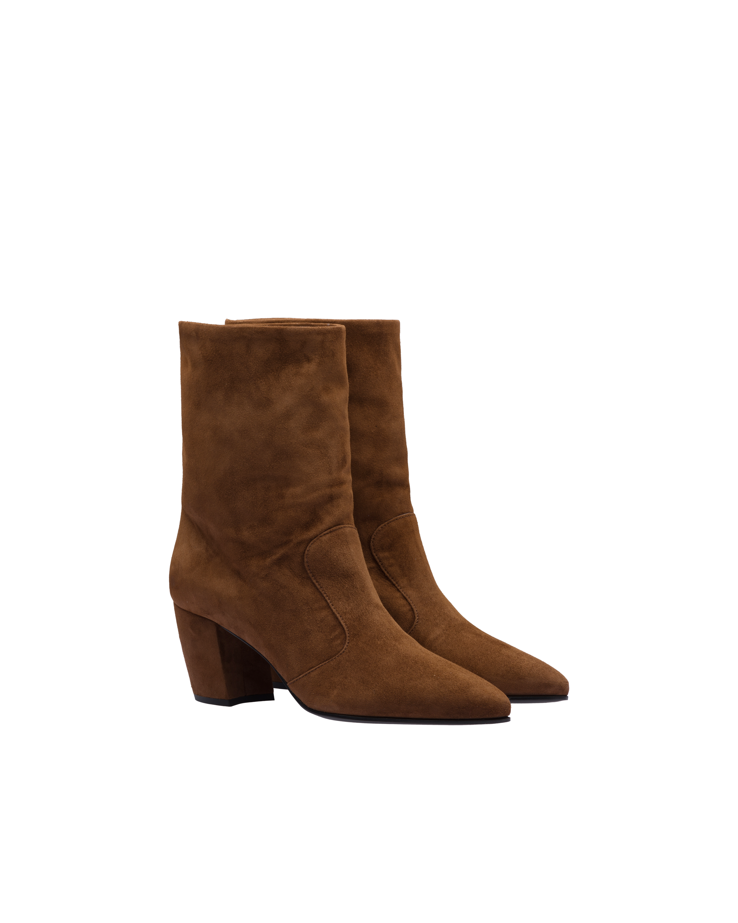 prada suede booties