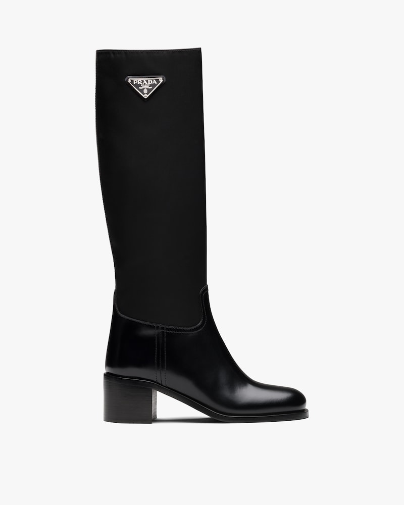 prada high heel boots