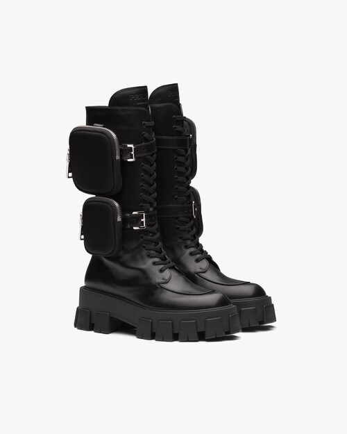 prada leather boots