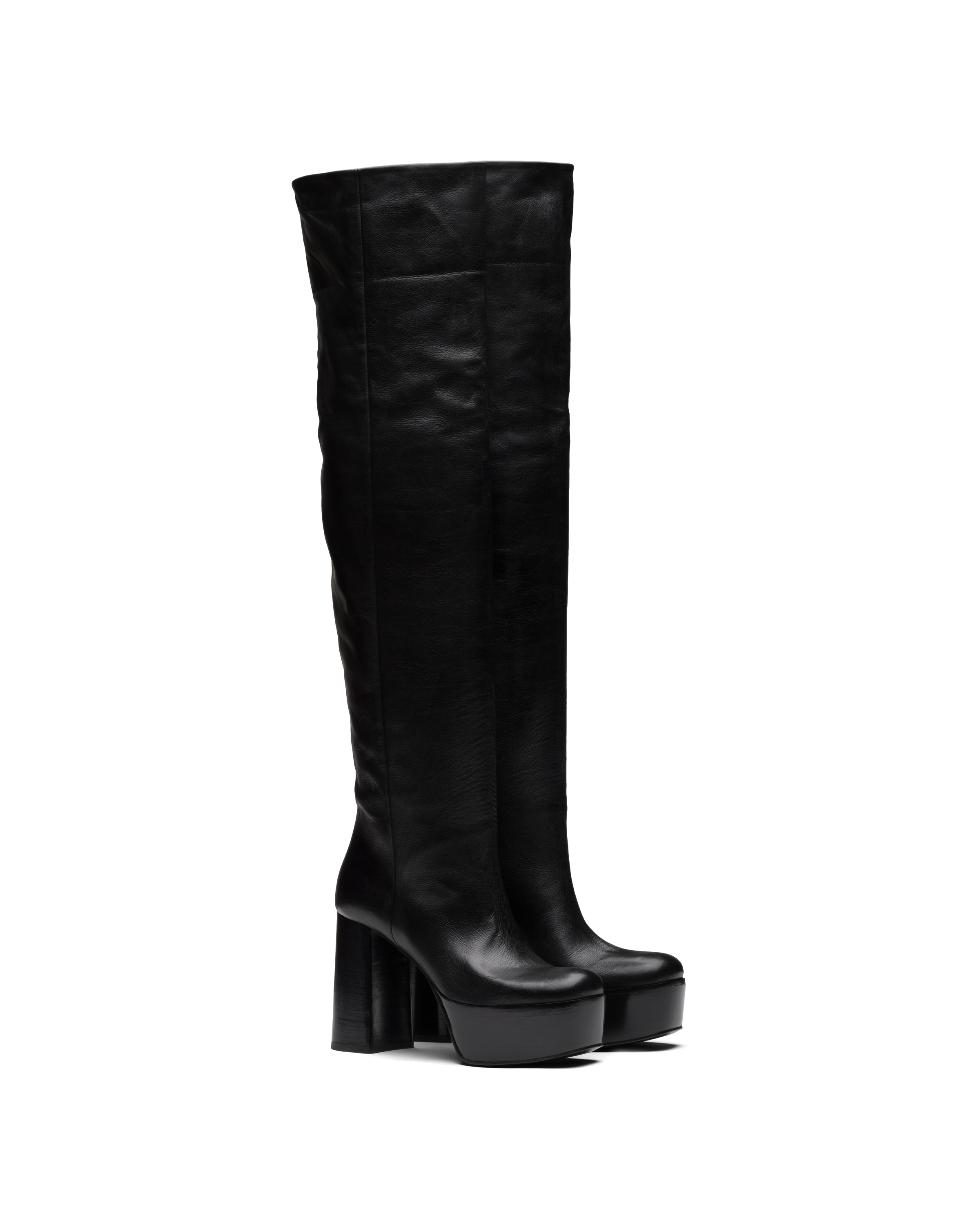 prada leather boots