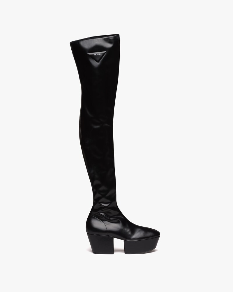 prada over knee boots