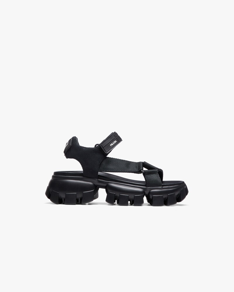 prada black sandals