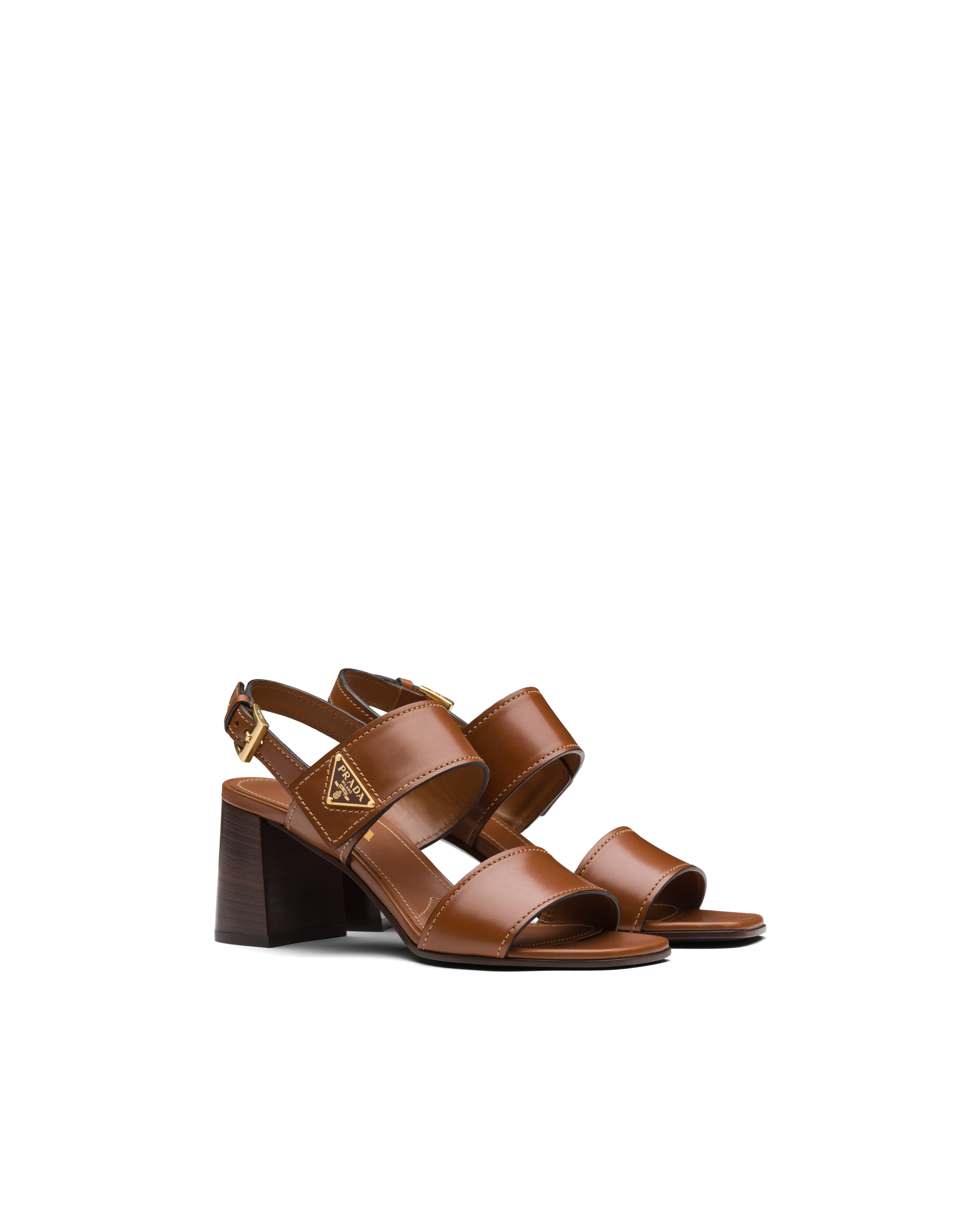 prada leather sandals