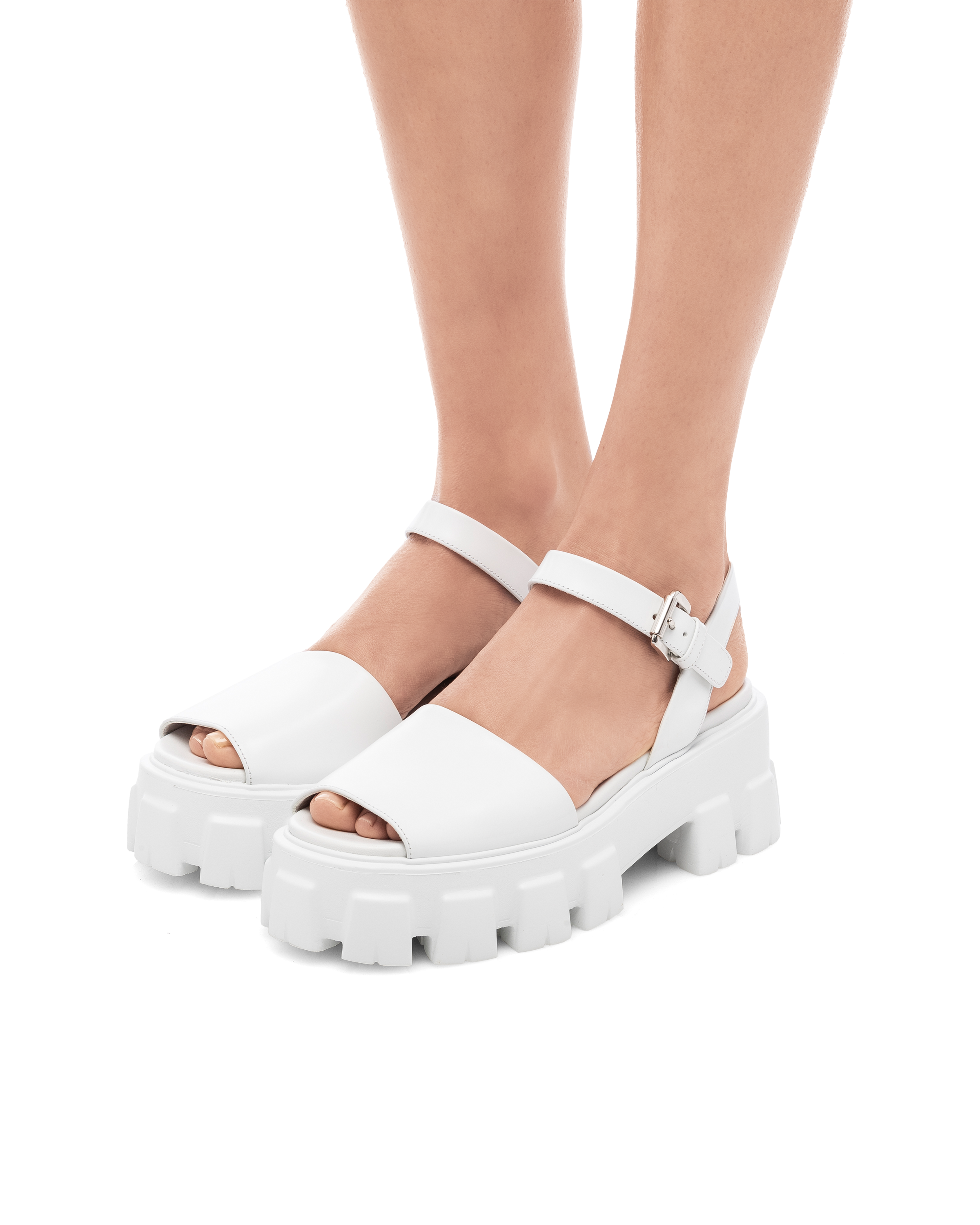 Prada sales monolith sandals