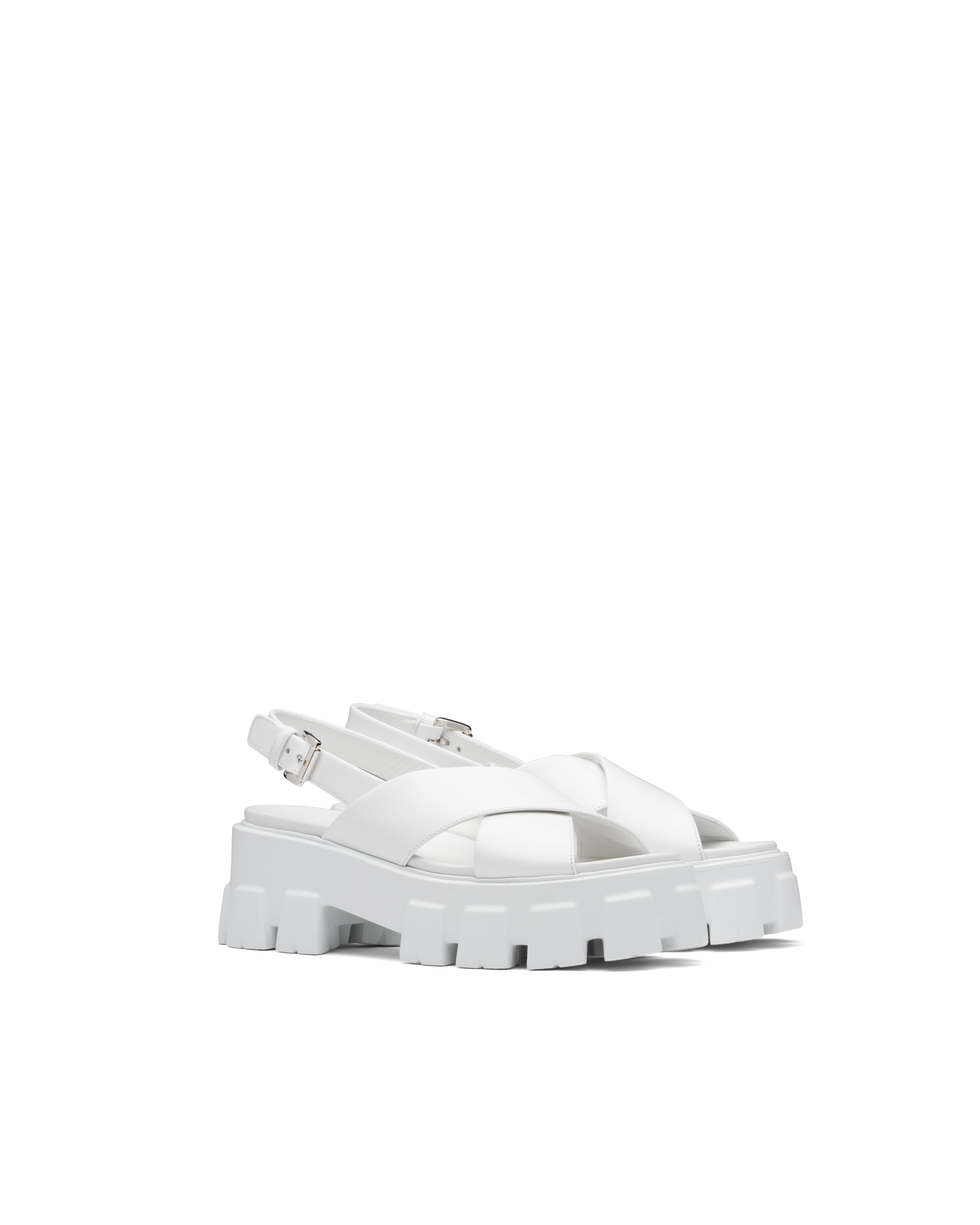 Prada sandals white clearance