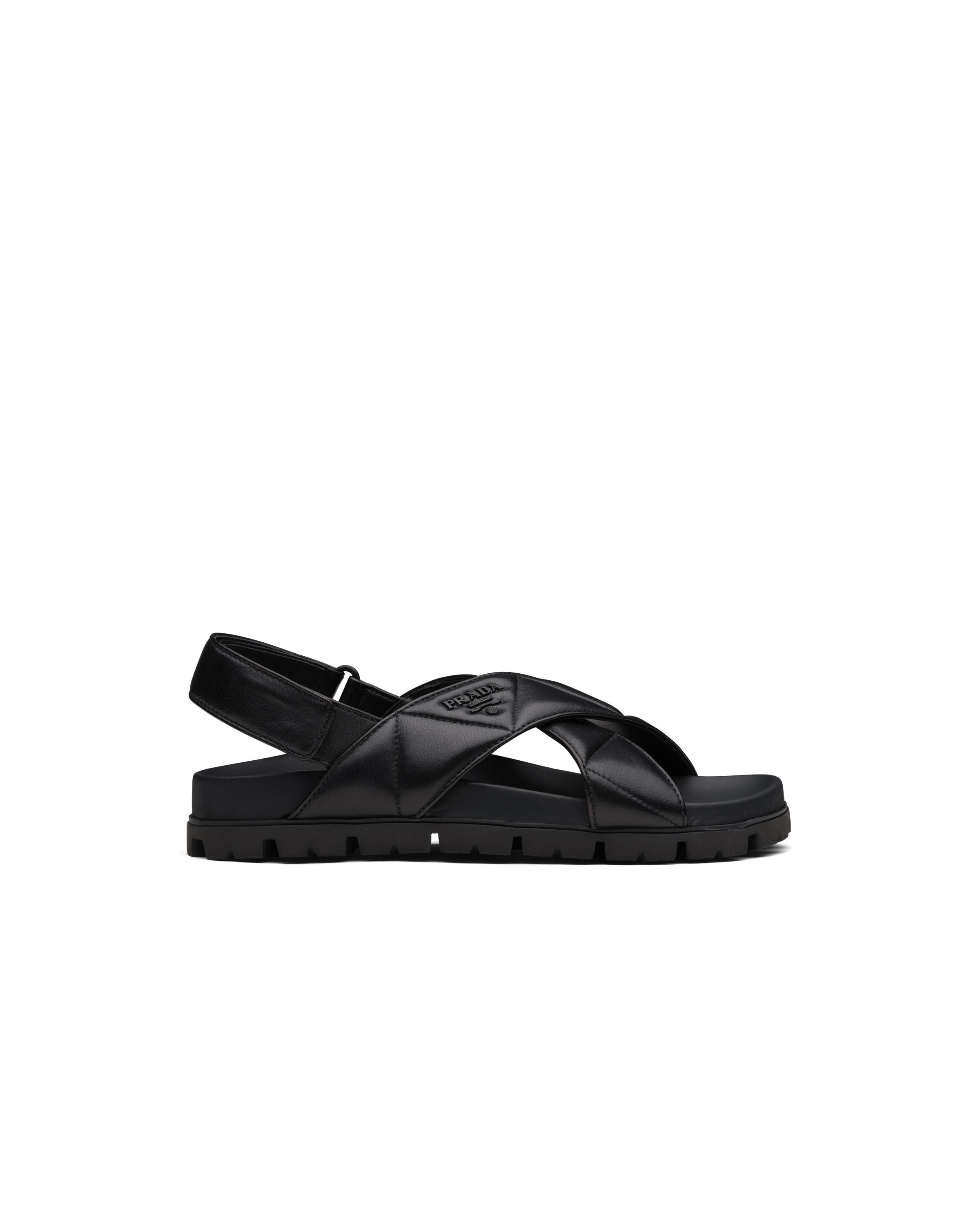 prada leather sandals