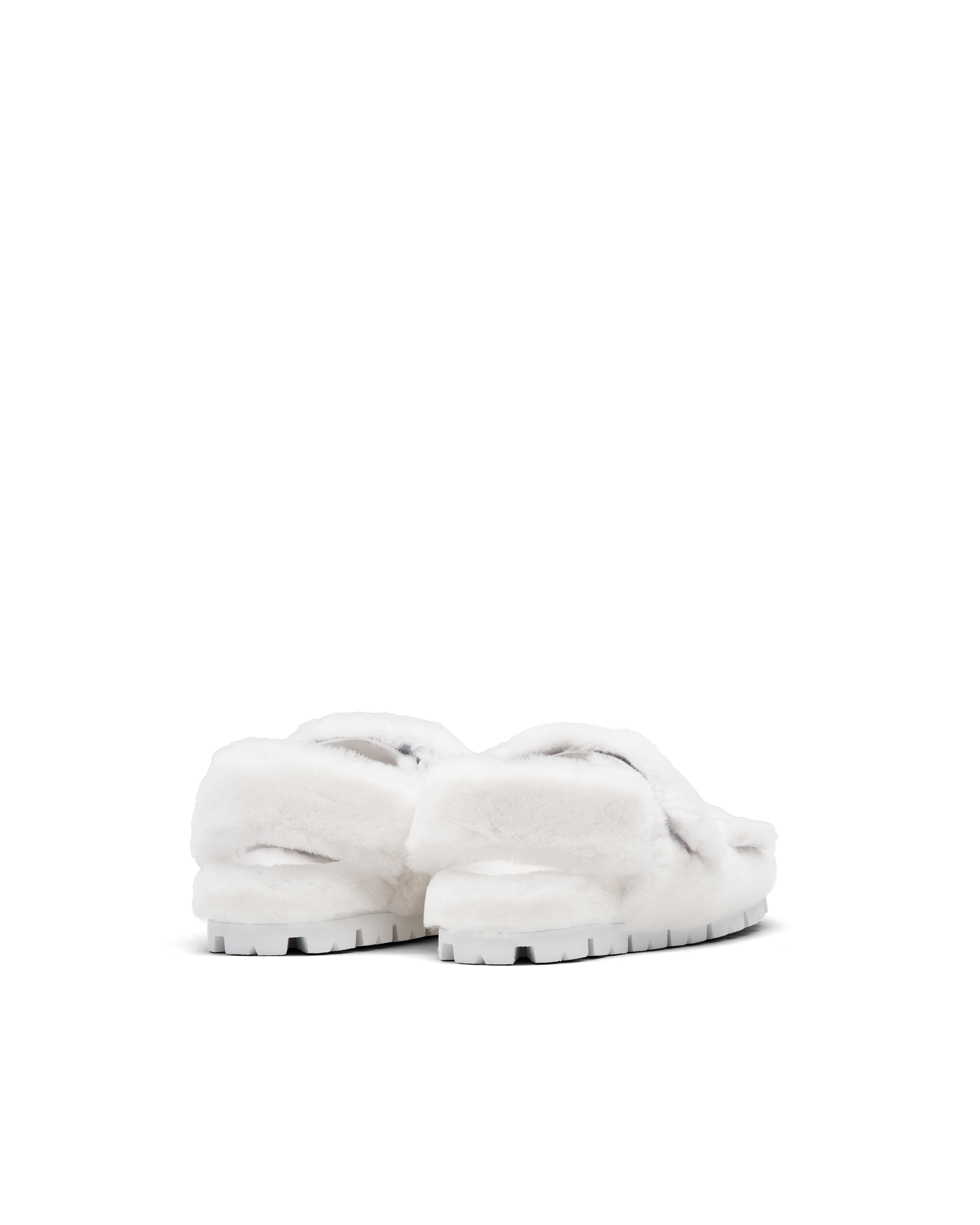 Prada Sandales en peau de mouton 5