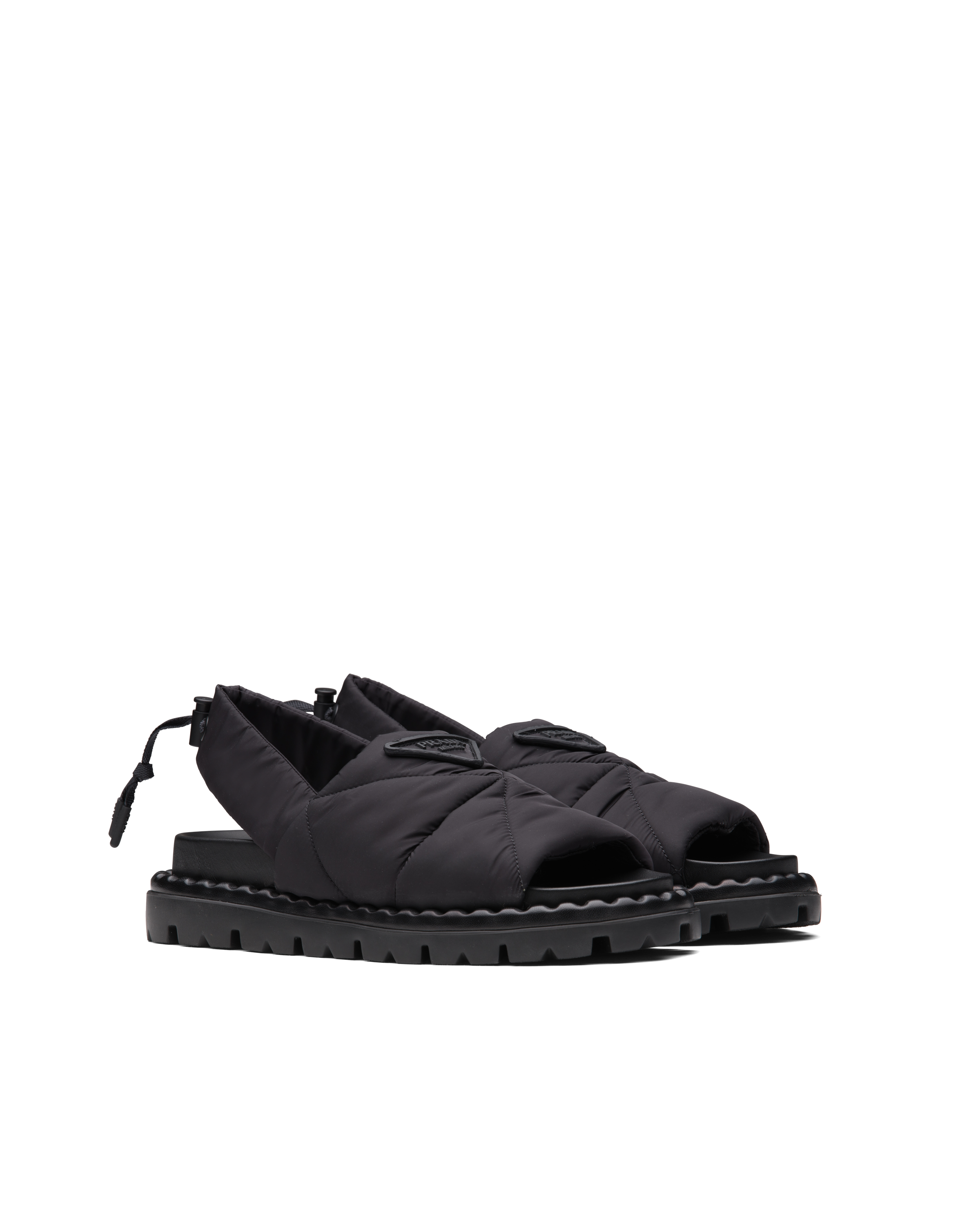 Prada padded strap shop sandals