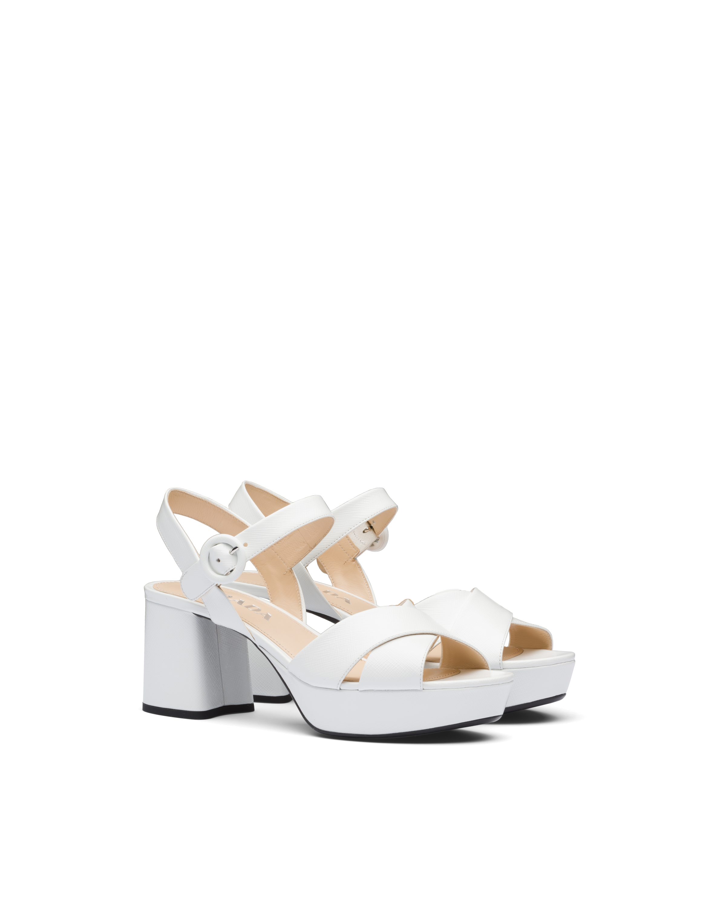 platform sandals prada