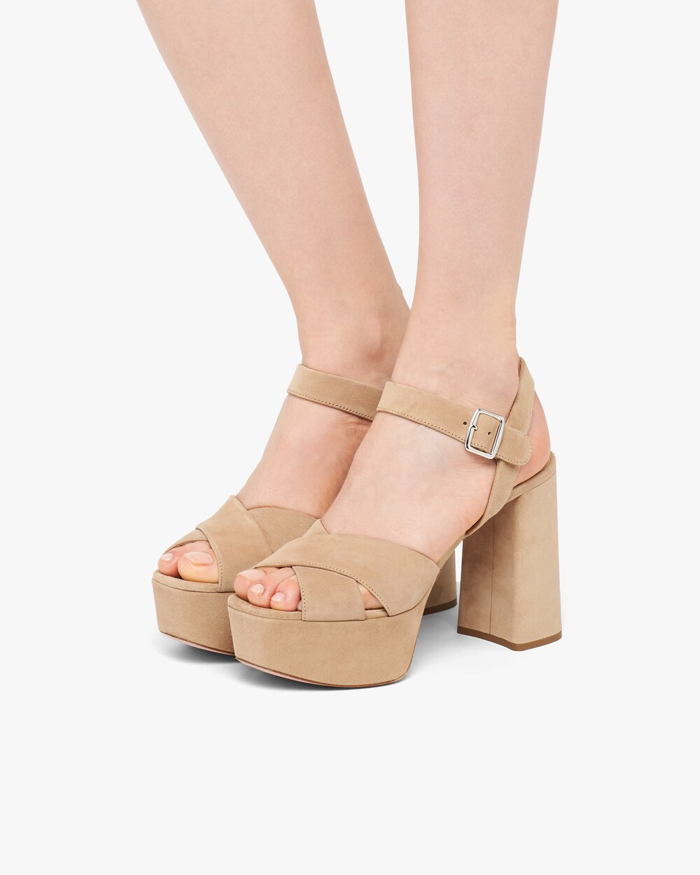 prada suede platform