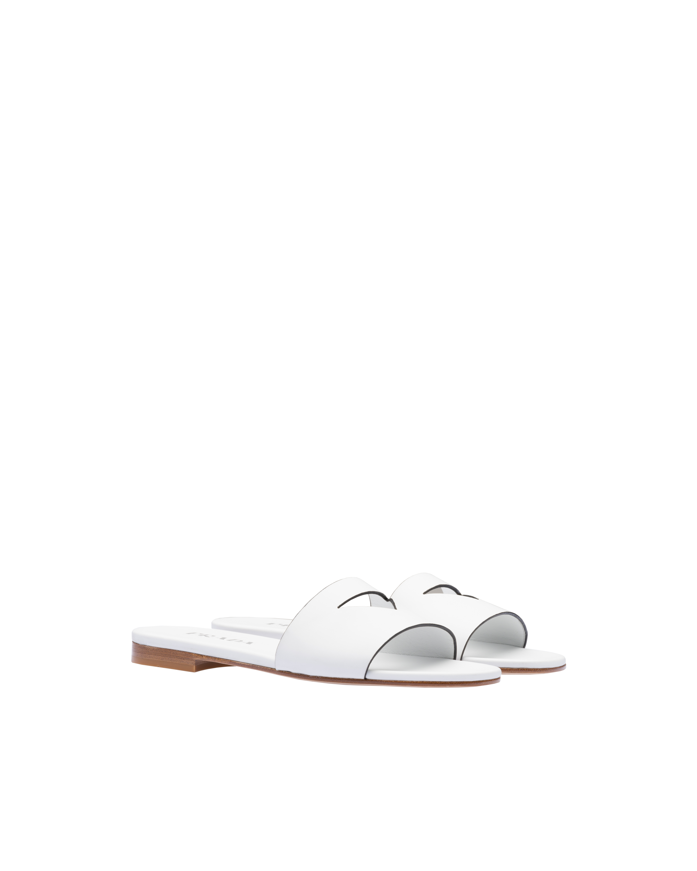prada white mules