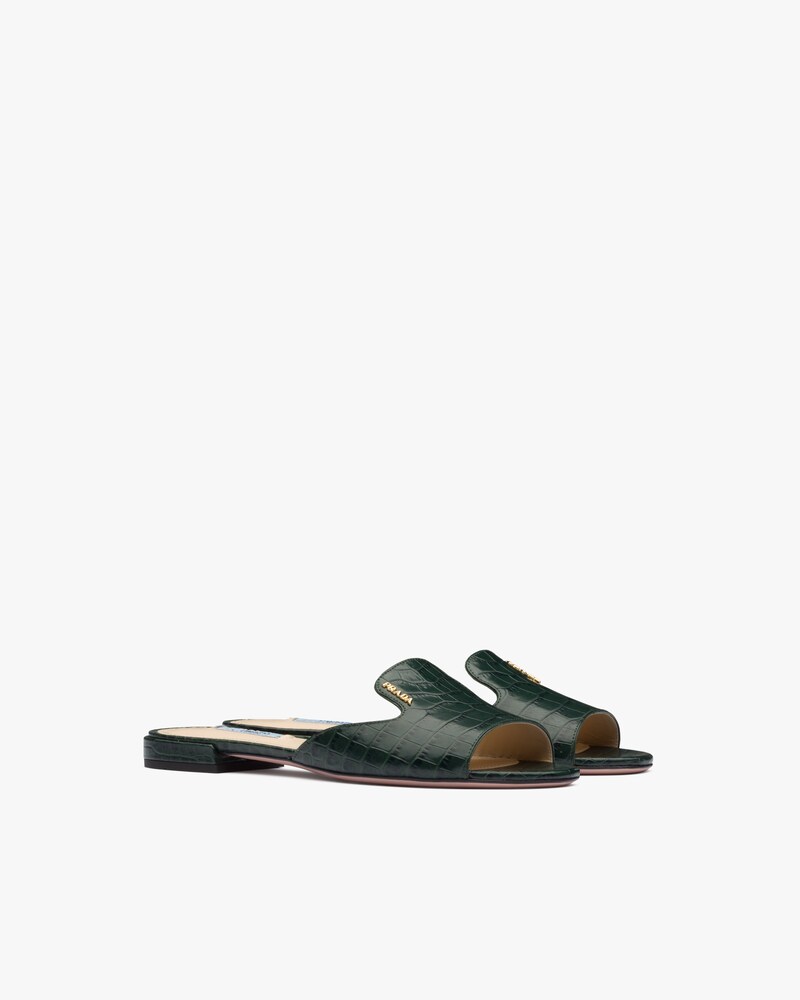 prada leather sandals