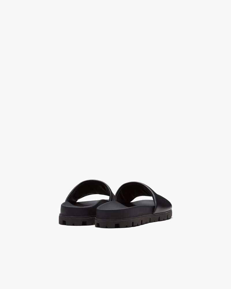 prada leather slides
