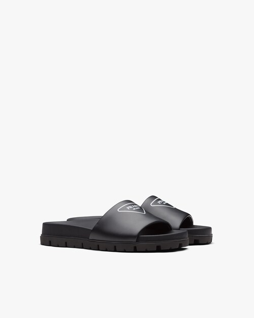 prada leather slippers