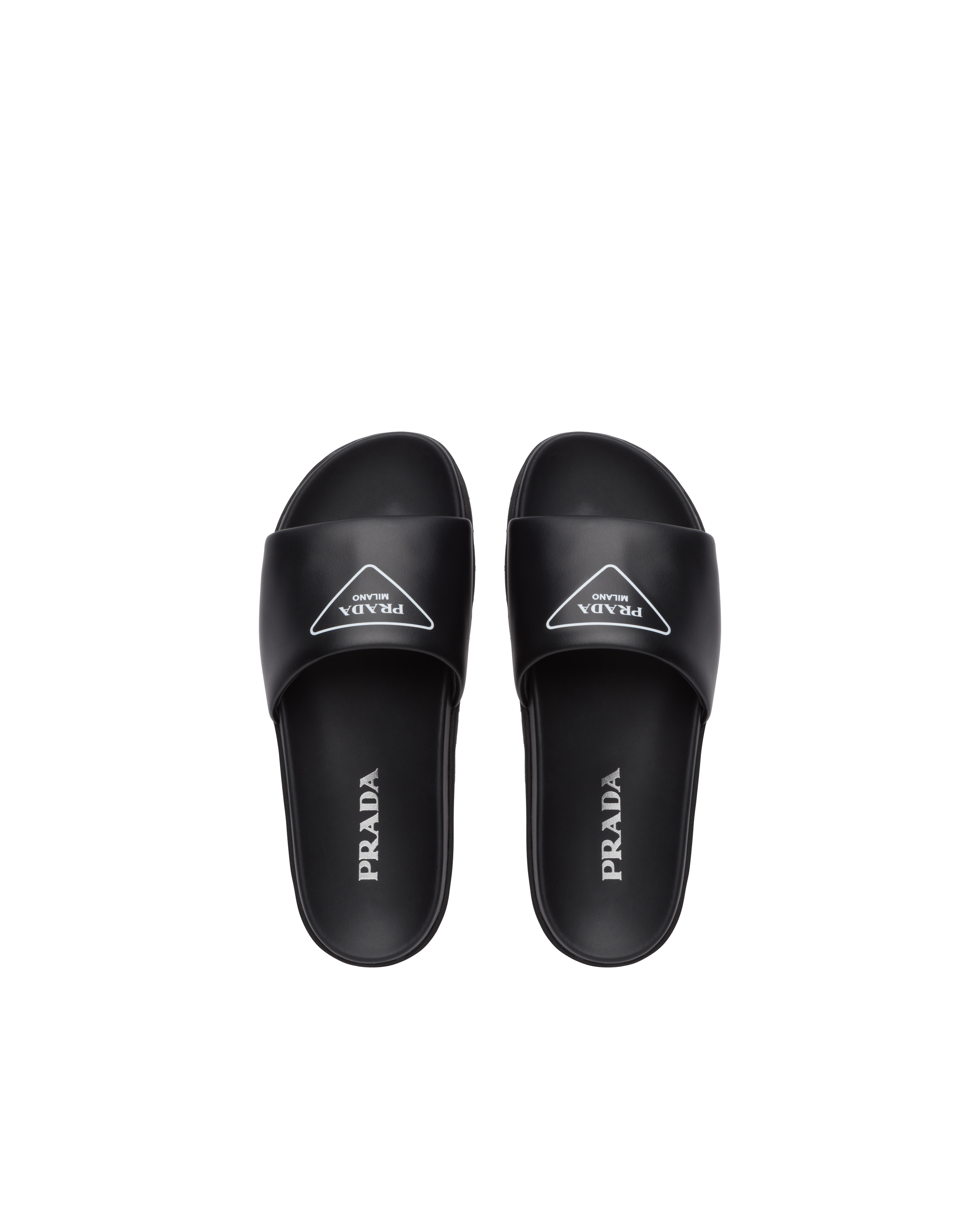 black prada slides