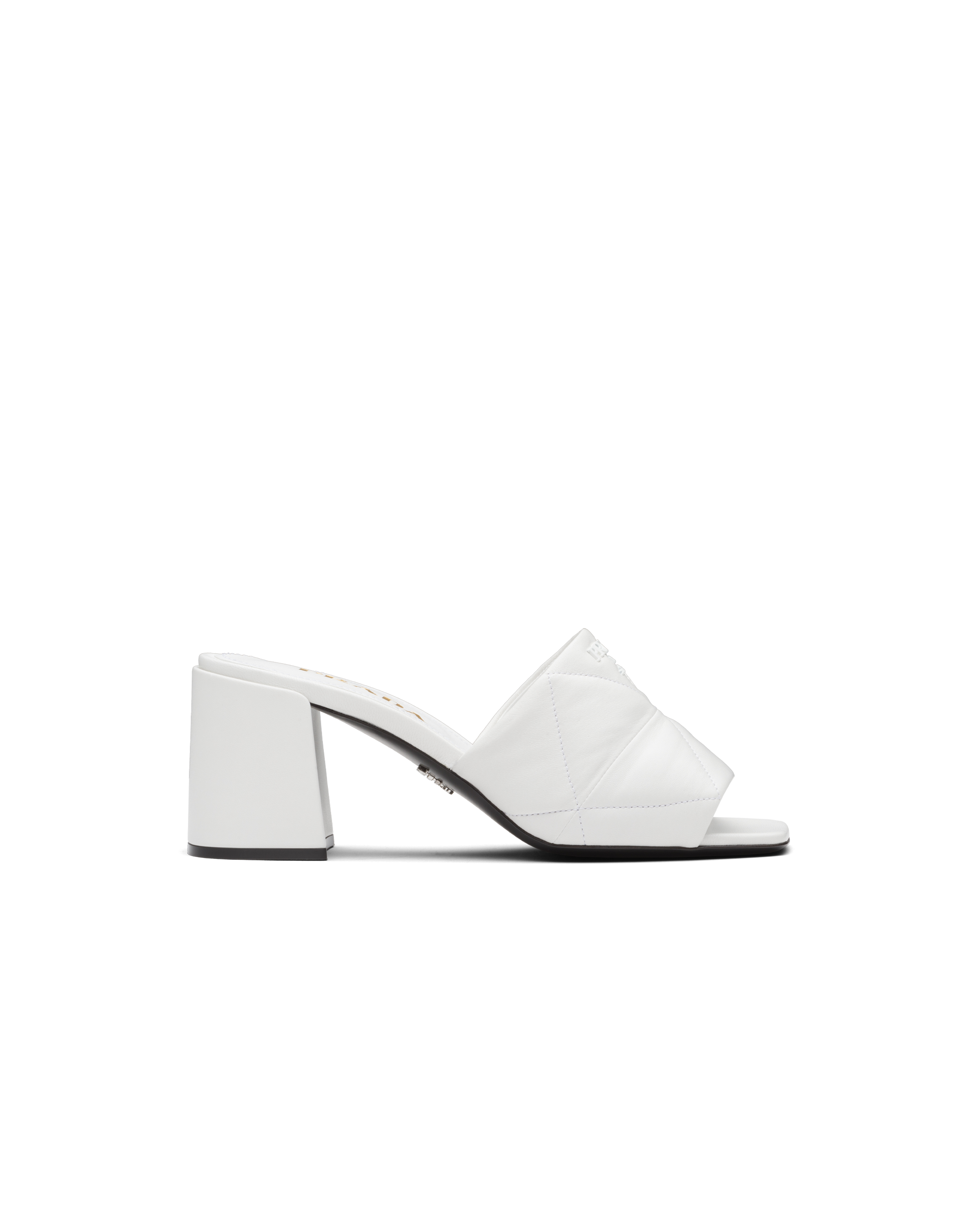 prada white sandals