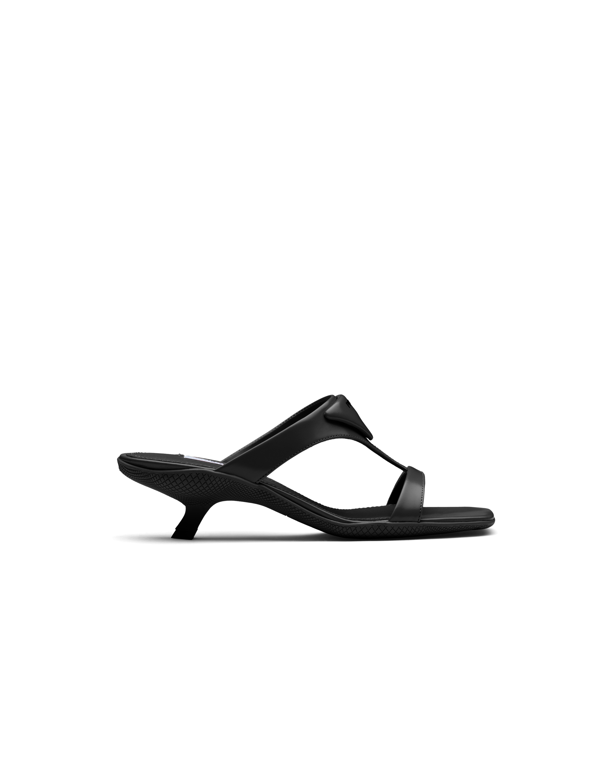 prada black flip flops