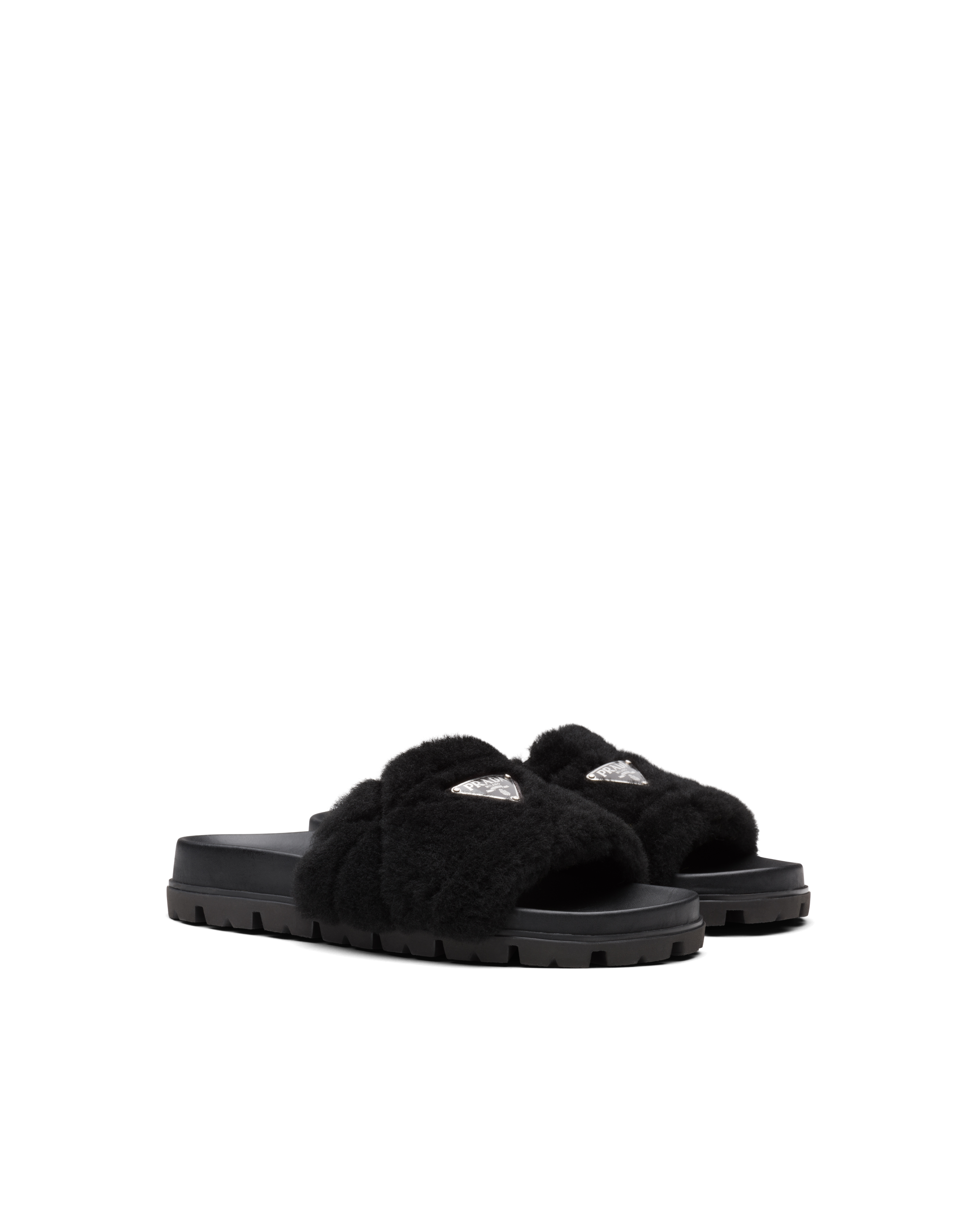 black prada slides