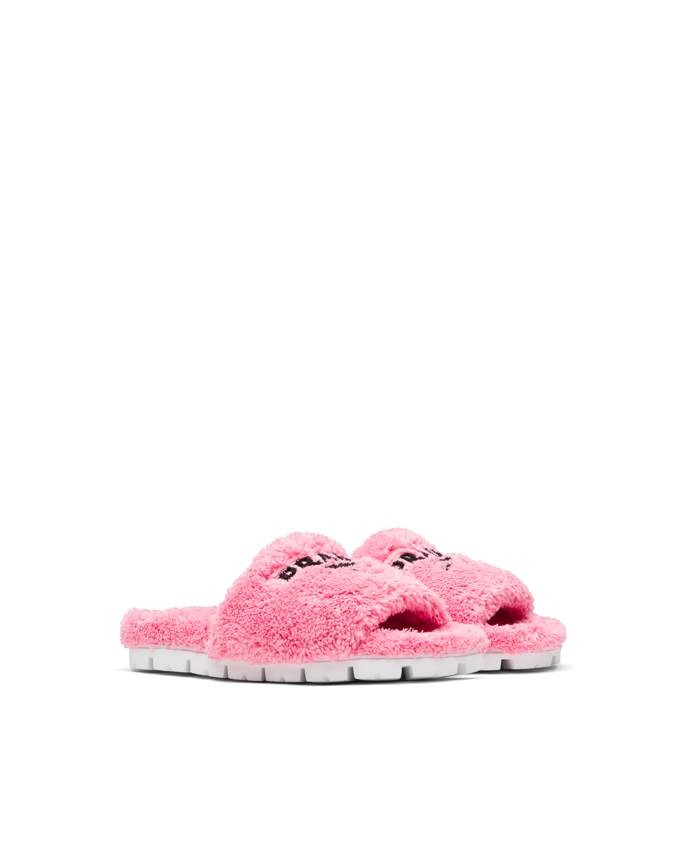 PRADA TERRY CLOTH SLIDES