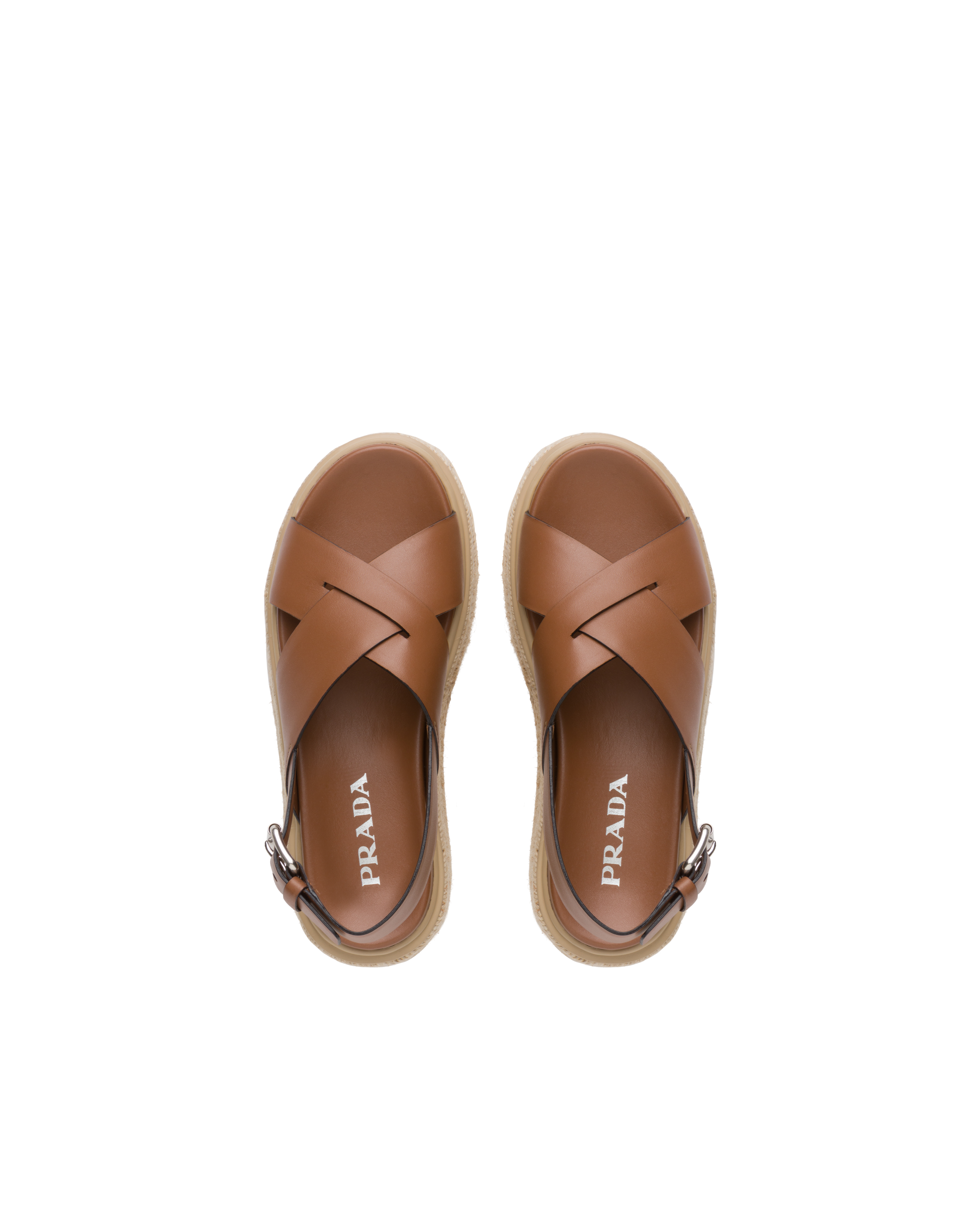leather flatforms