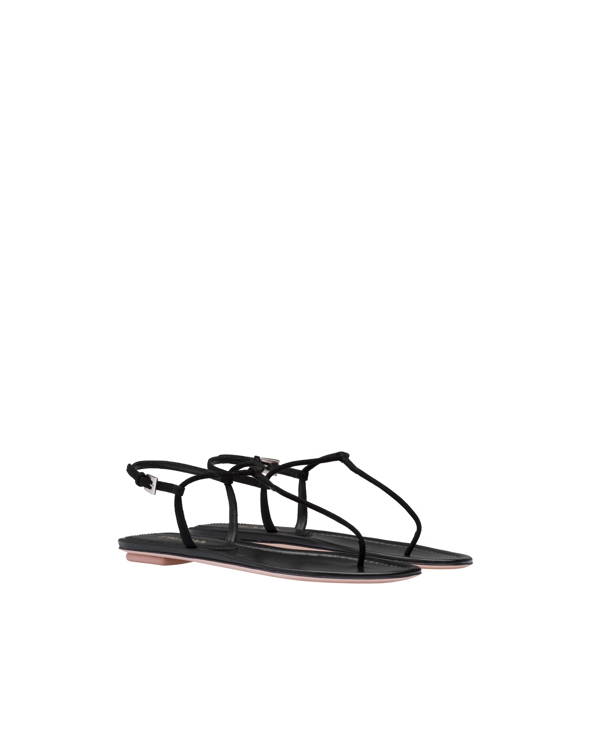 prada suede sandals