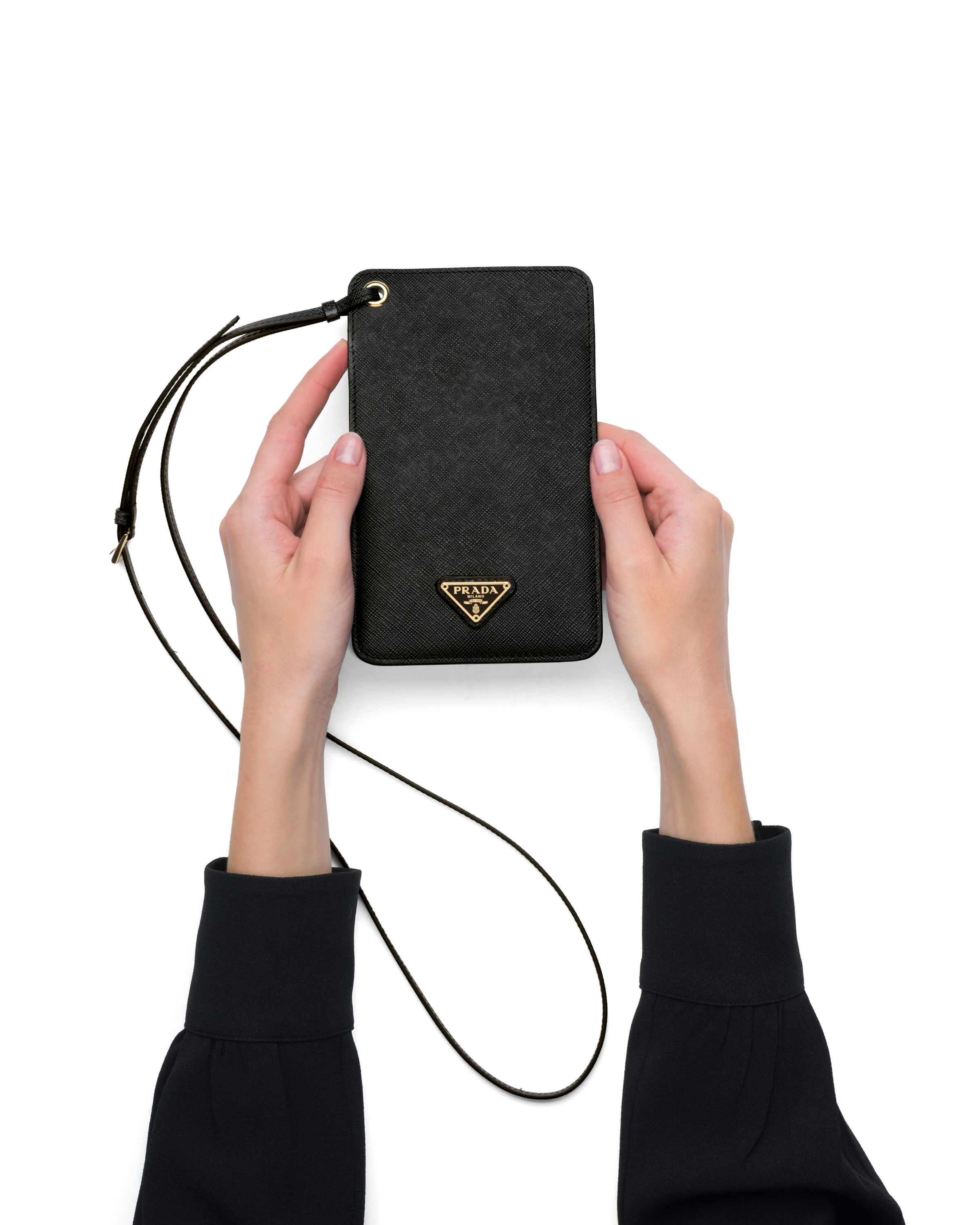 prada saffiano leather phone case